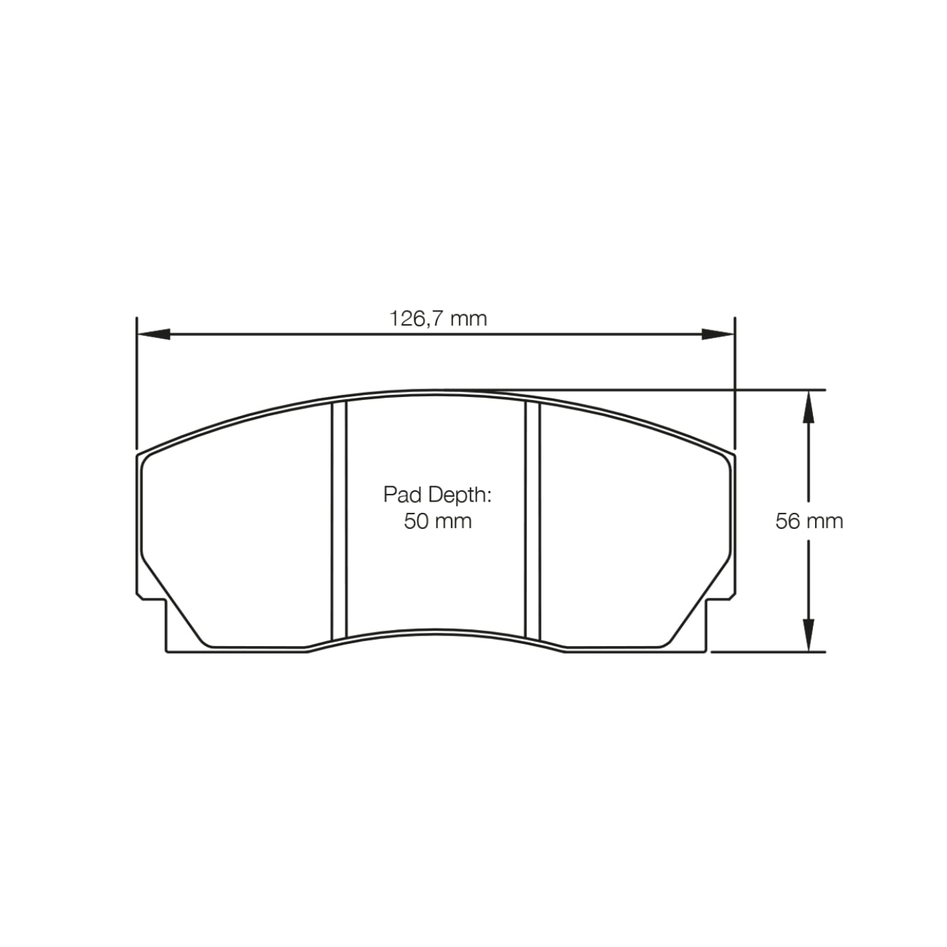 Plaquettes de Frein PAGID Forme 1269 Composé RSH3