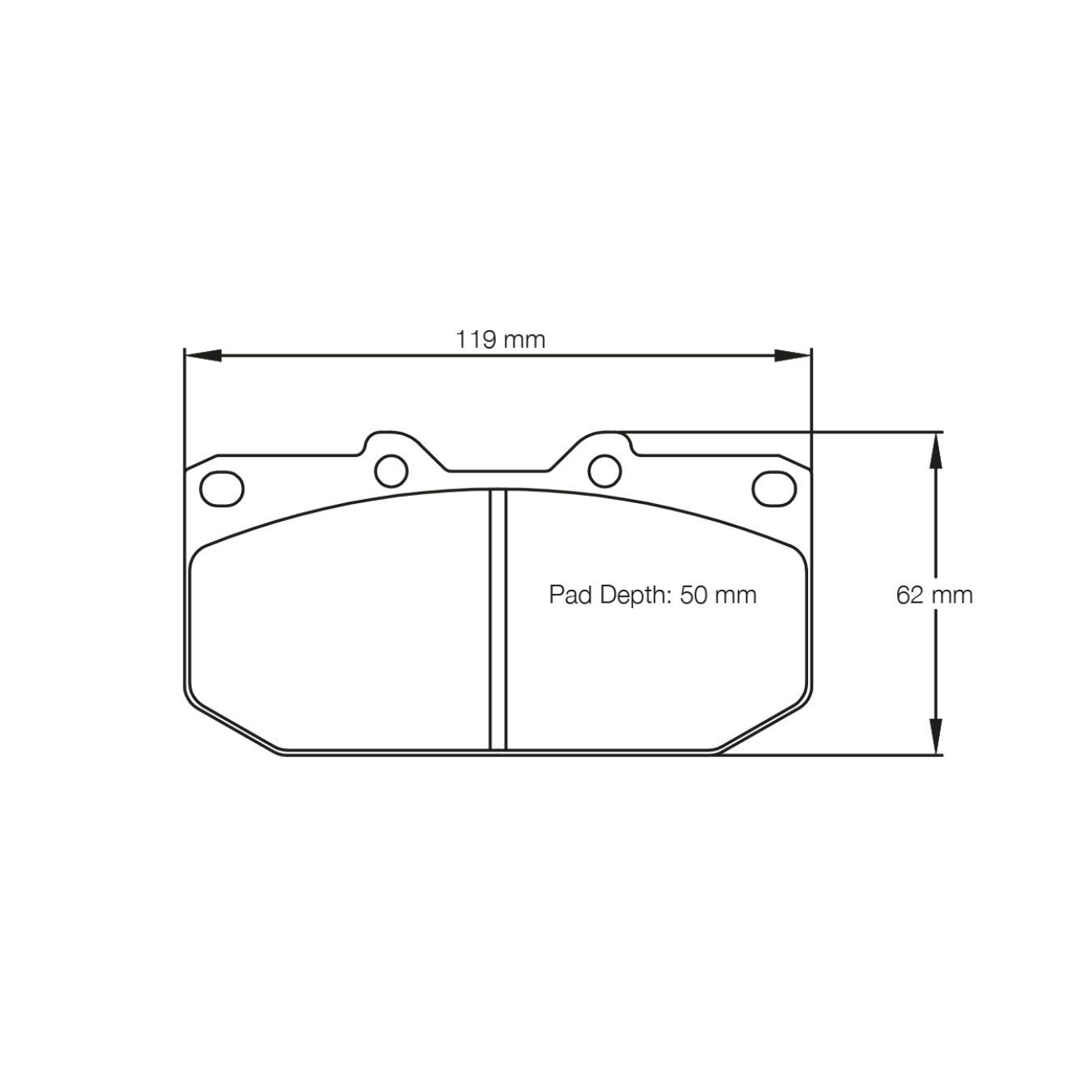 Plaquettes de Frein PAGID Forme 1406 Composé RST3