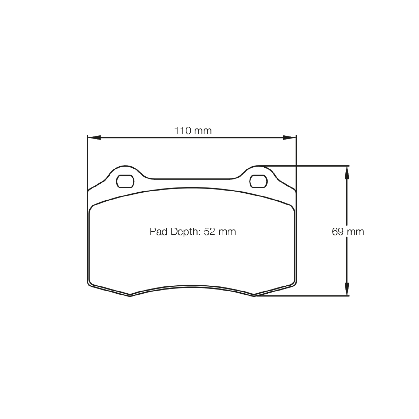 Plaquettes de Frein PAGID Forme 1408 Composé RSL29