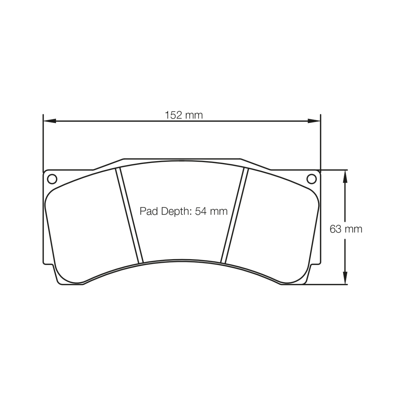 Plaquettes de Frein PAGID Forme 1539 Composé RSL29