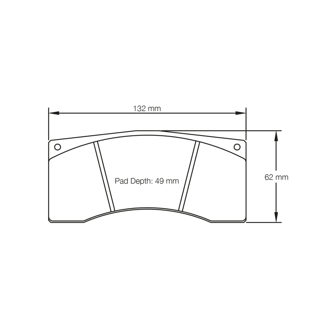 Plaquettes de Frein PAGID Forme 1607 Composé RST3