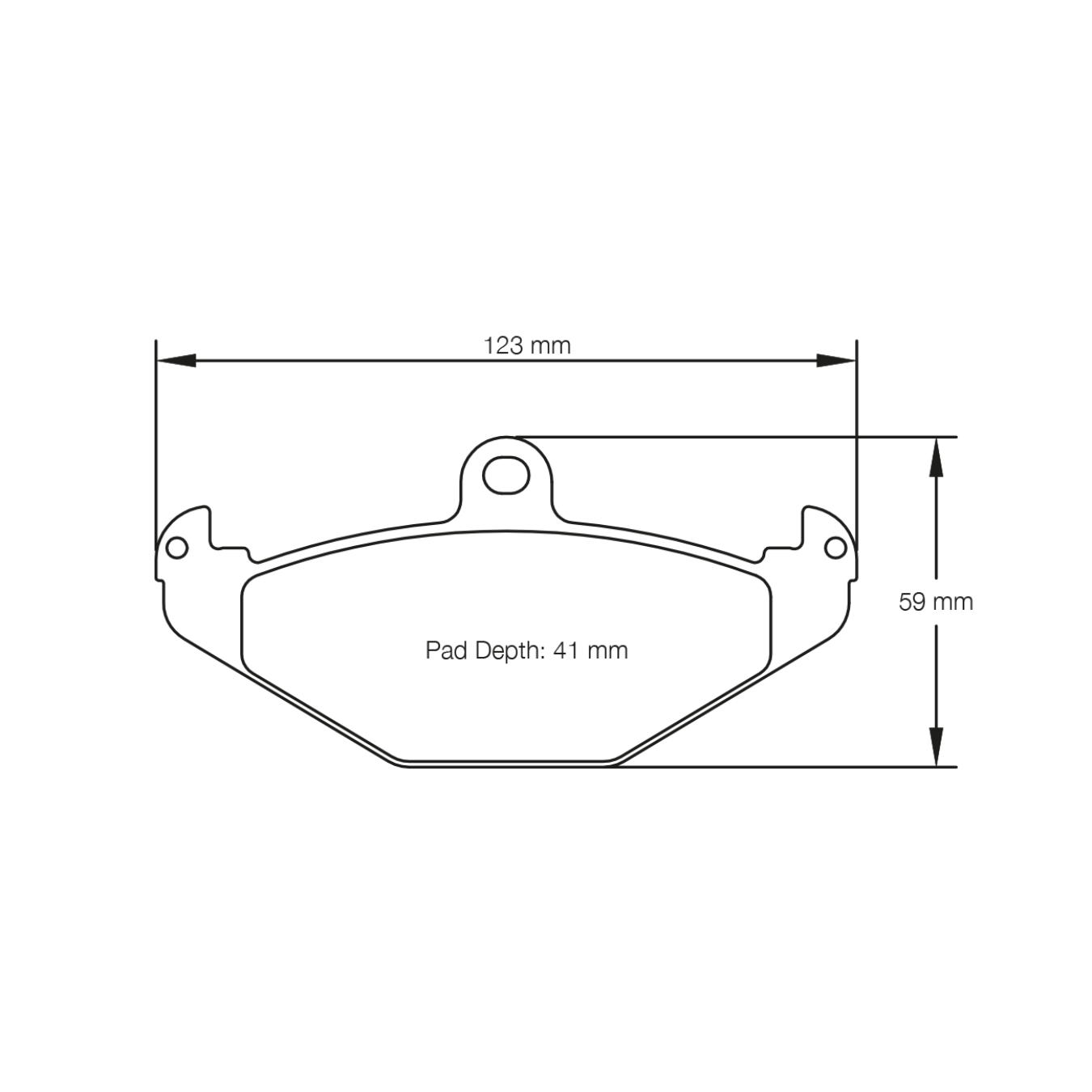 Plaquettes de Frein PAGID Forme 1682 Composé RS14