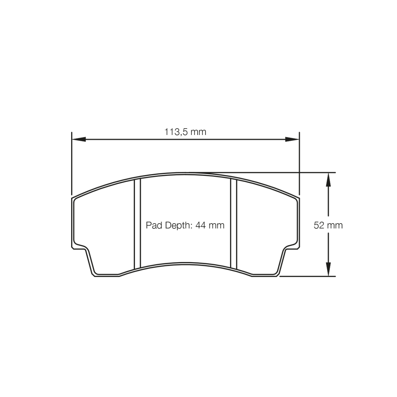 Plaquettes de Frein PAGID Forme 2127 Composé RST3