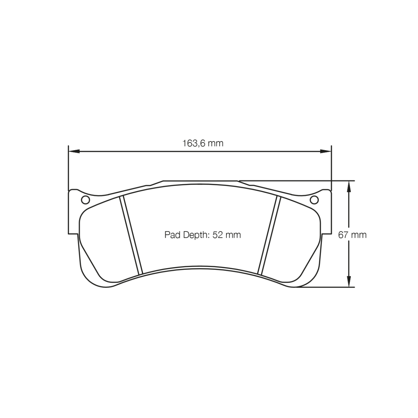 Plaquettes de Frein PAGID Forme 2488 Composé RSL1