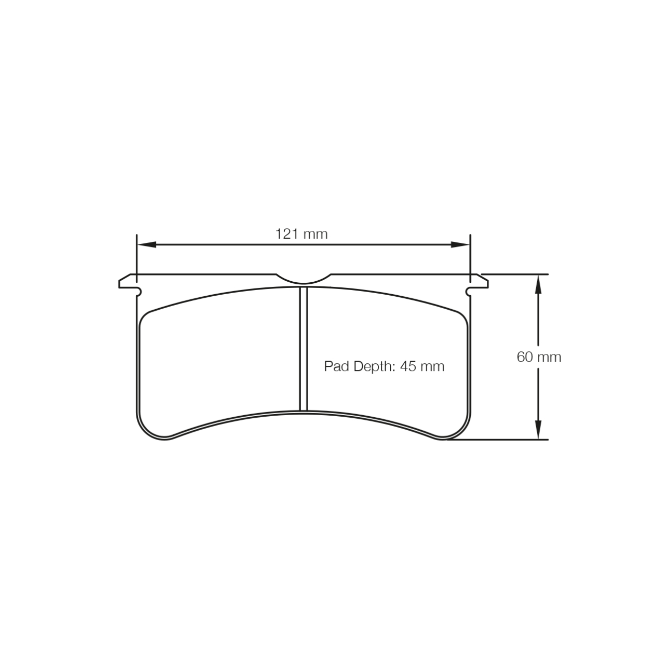 Plaquettes de Frein PAGID Forme 2555 Composé RST3