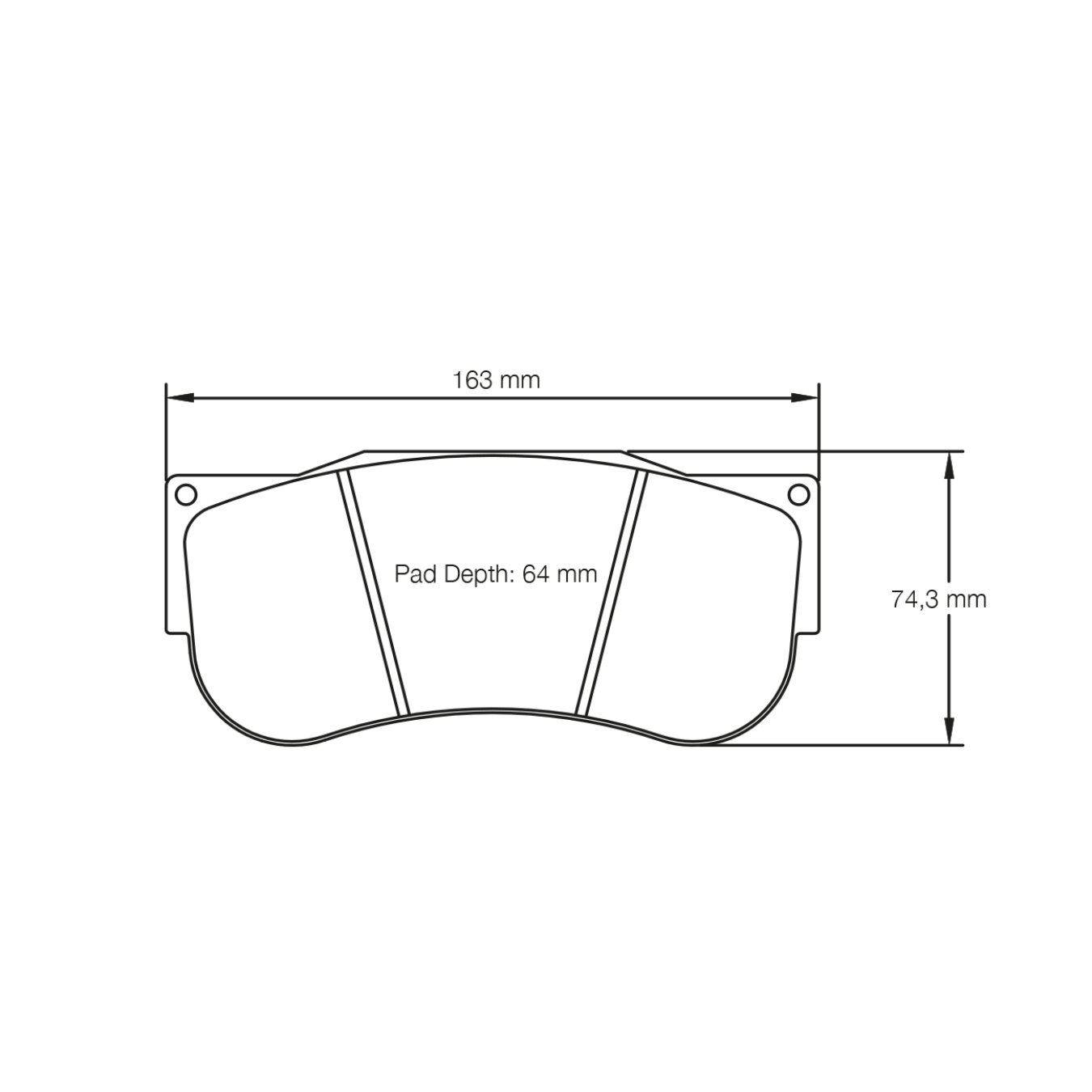 Plaquettes de Frein PAGID Forme 2560 Composé RSL1