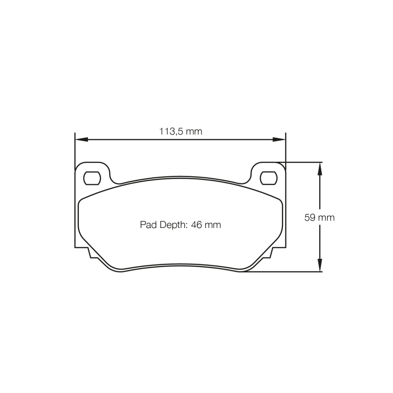 Plaquettes de Frein PAGID Forme 4349 Composé RST3