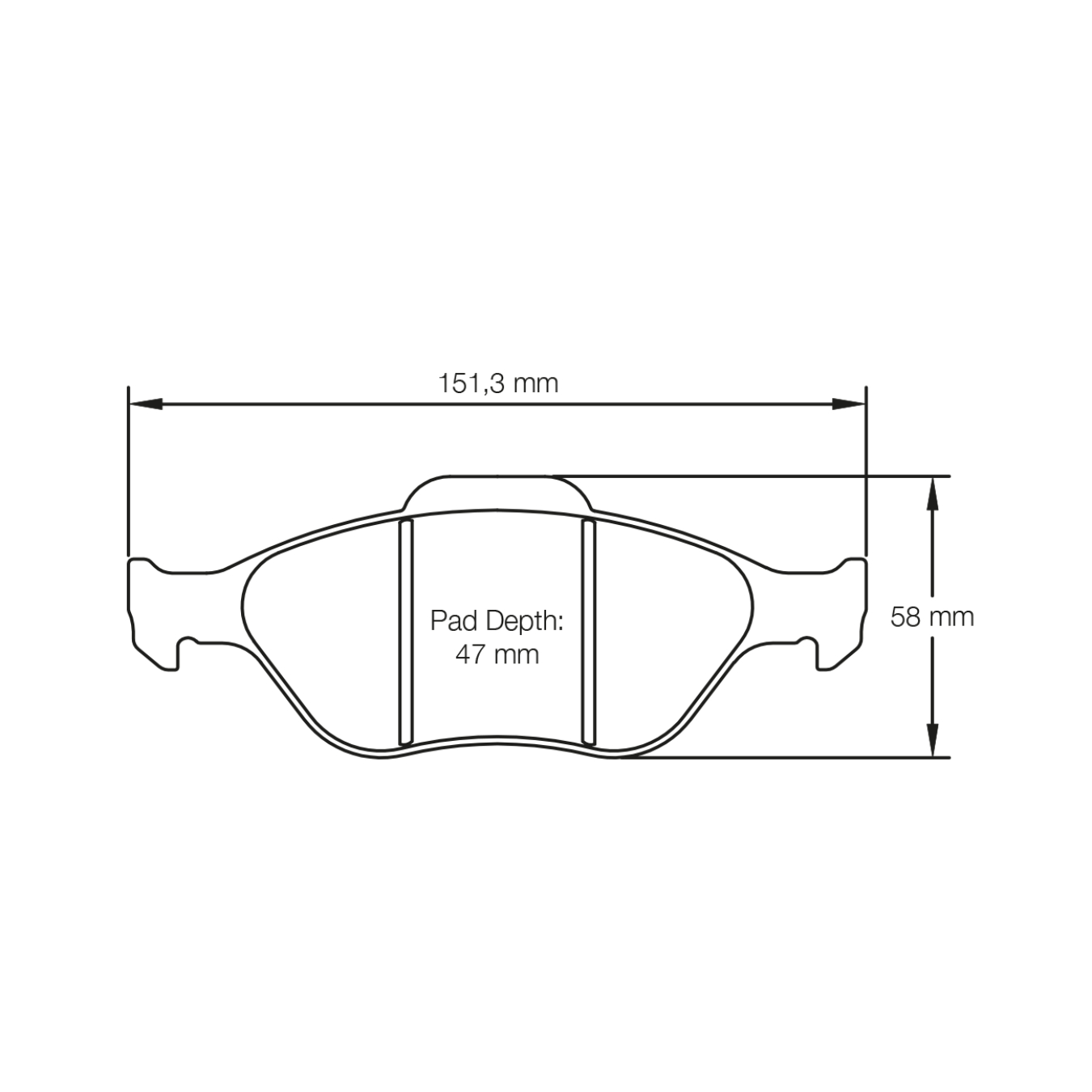 Plaquettes de Frein PAGID Forme 4913 Composé RST3