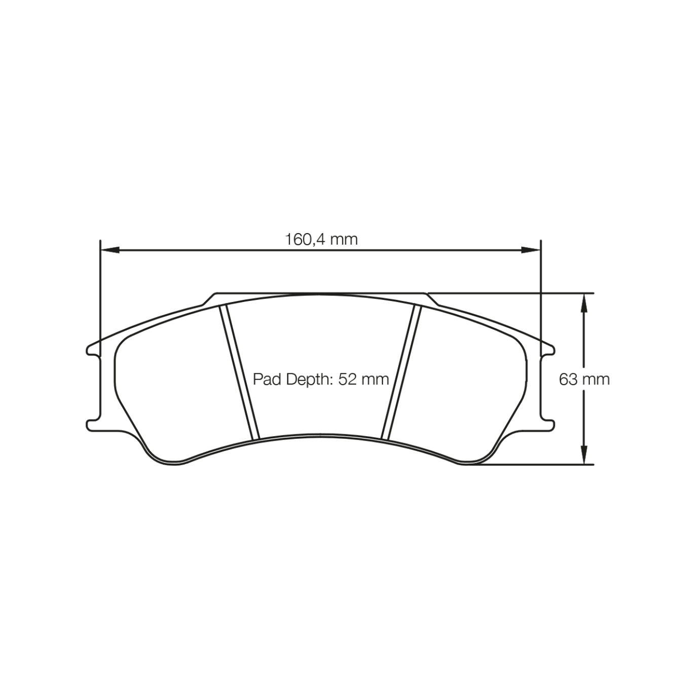 Plaquettes de Frein PAGID Forme 4923 Composé RSL1