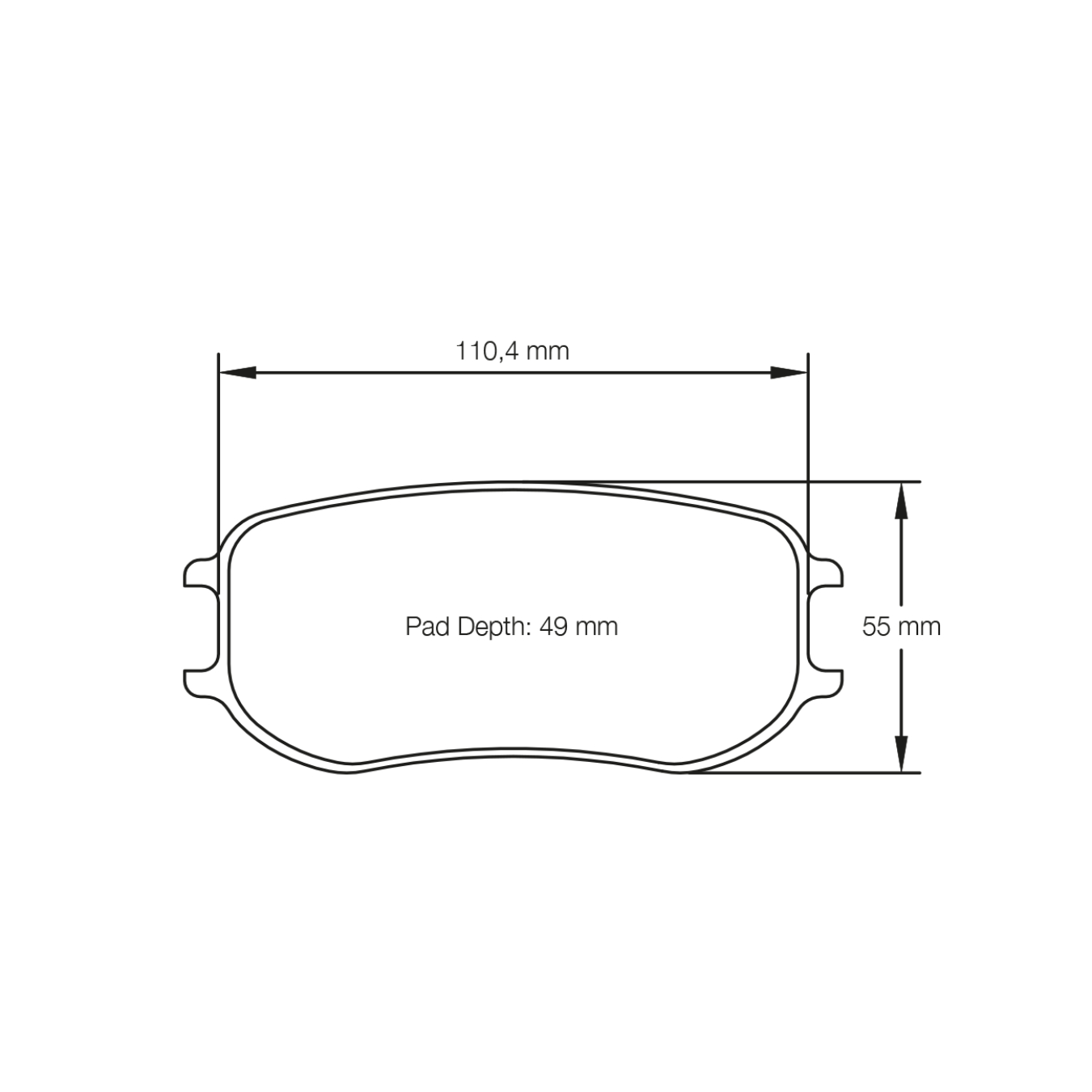 Plaquettes de Frein PAGID Forme 4929 Composé RSL1