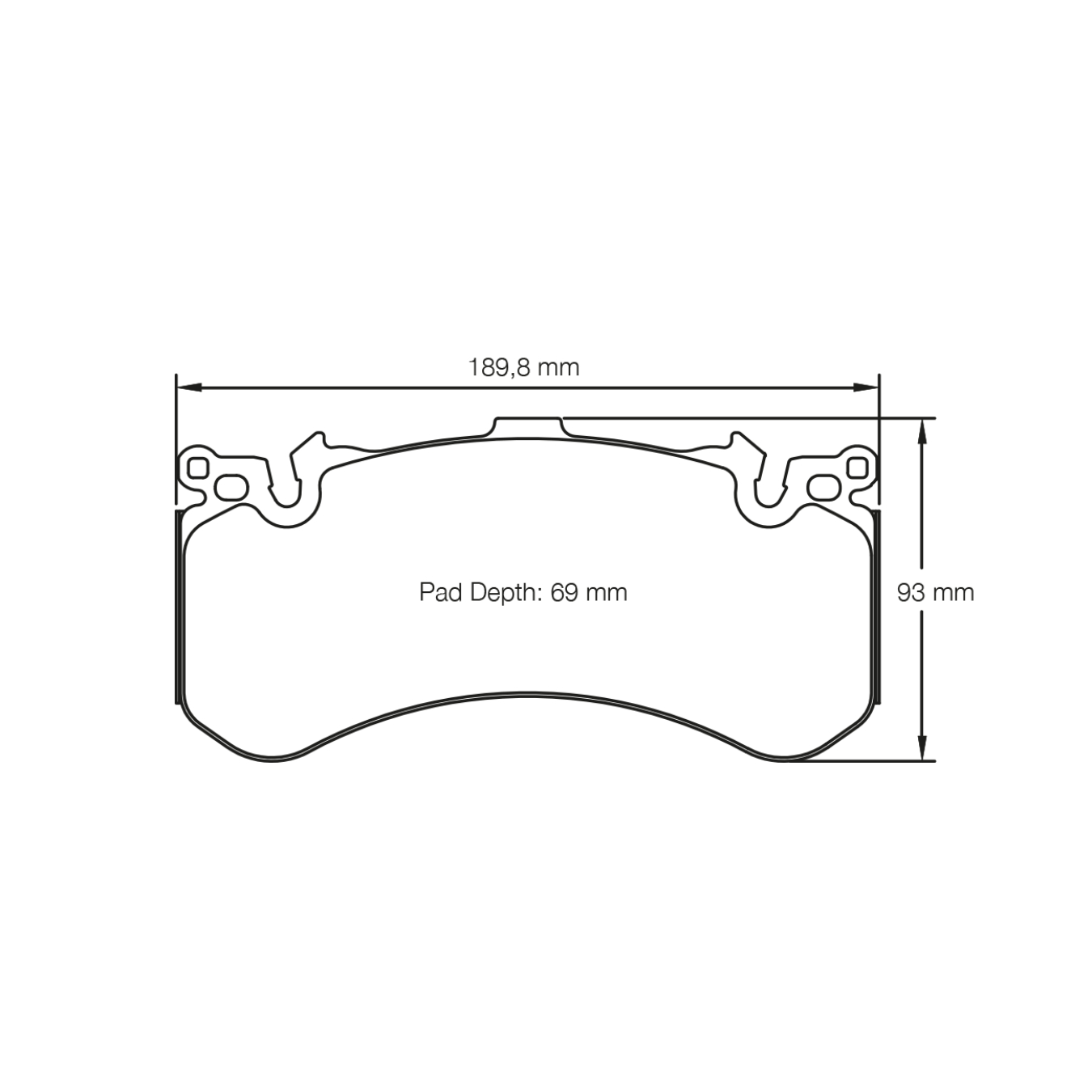 Plaquettes de Frein PAGID Forme 4937 Composé RSC1