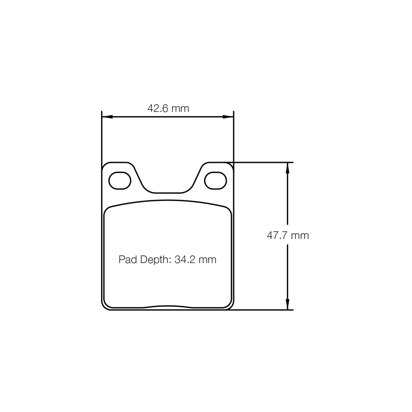 Plaquettes de Frein PAGID Forme 5104 Composé K2