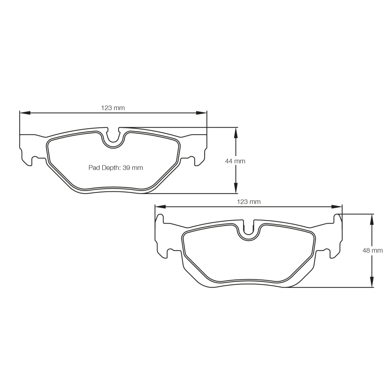 Plaquettes de Frein PAGID Forme 8035 Composé RSL1