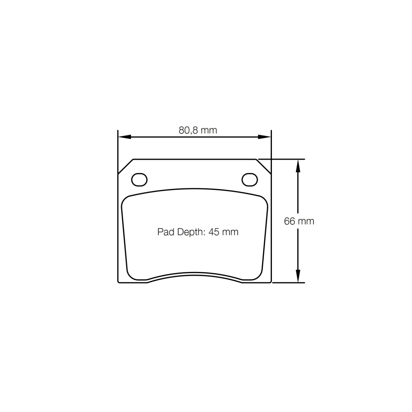Plaquettes de Frein PAGID Forme 8041 Composé RSH29E