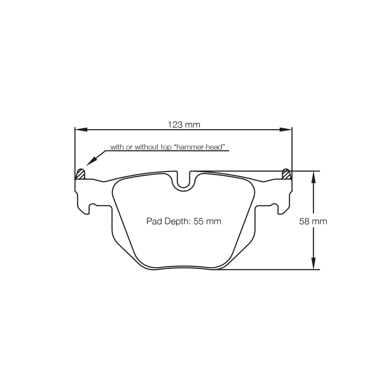 Plaquettes de Frein PAGID Forme 8051 Composé RSL19
