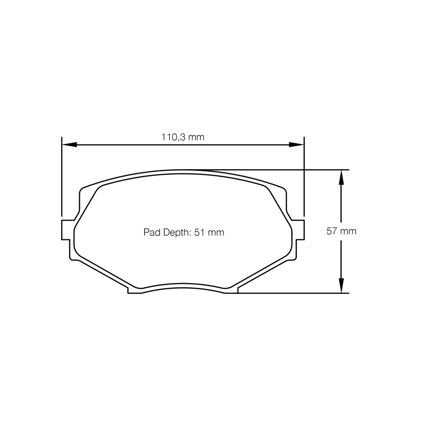 Plaquettes de Frein PAGID Forme 8127 Composé RST3