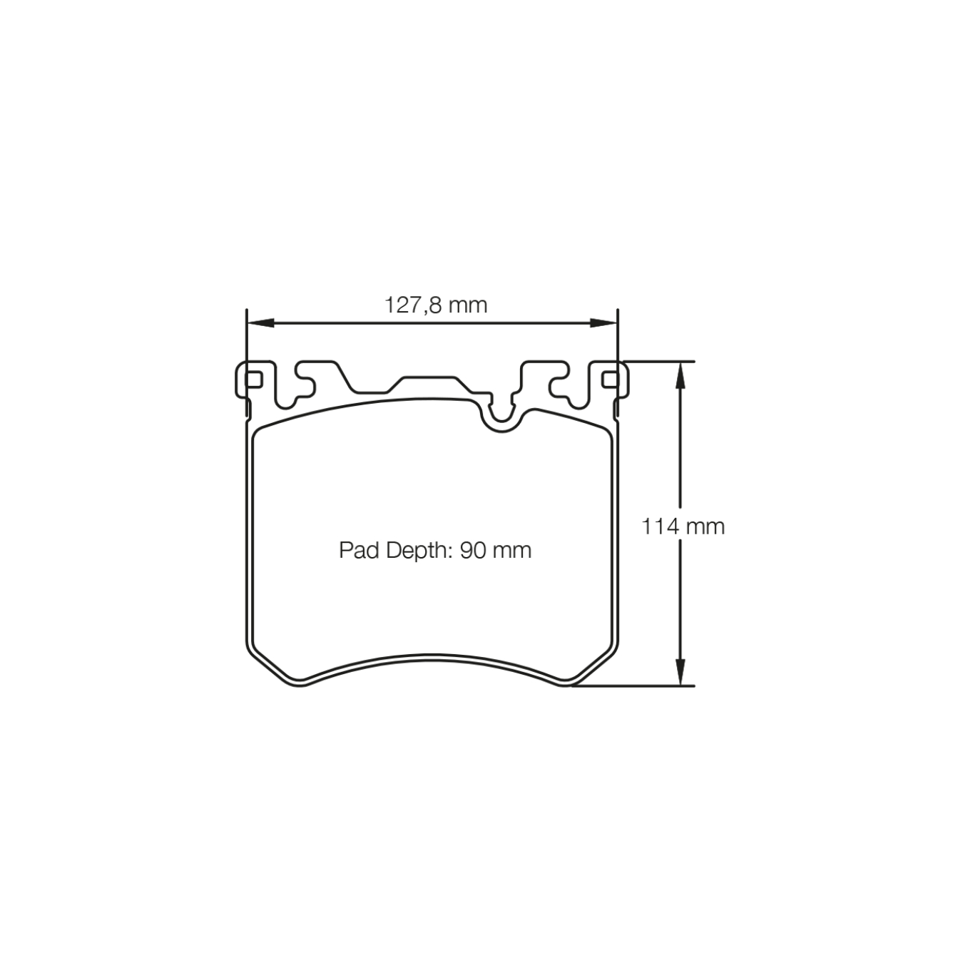 Plaquettes de Frein PAGID Forme 8200 Composé RSC1