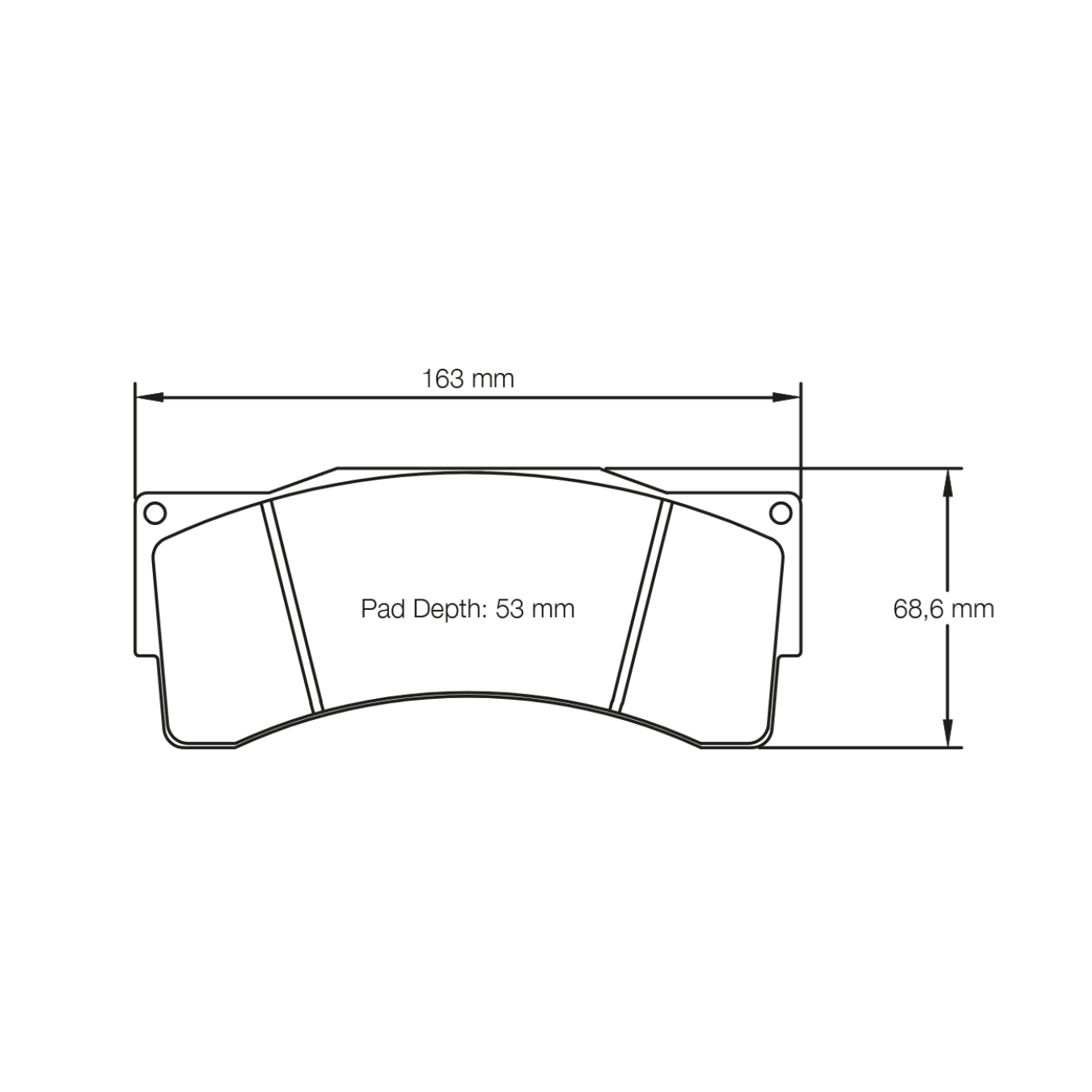 Plaquettes de Frein PAGID Forme 8222 Composé RST3