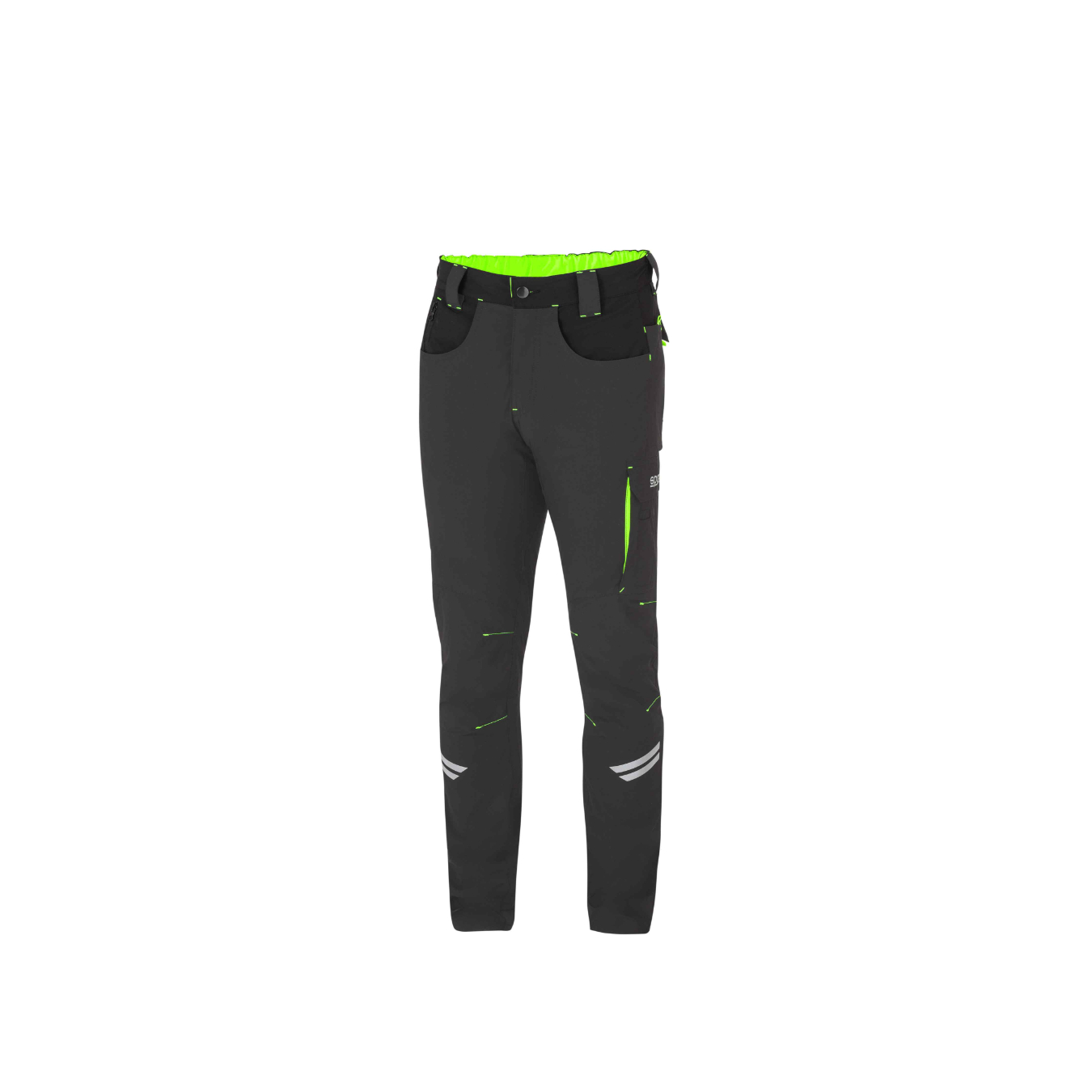 Pantalon Cargo mécanicien Leger TECH SPARCO Gris Vert Fluo