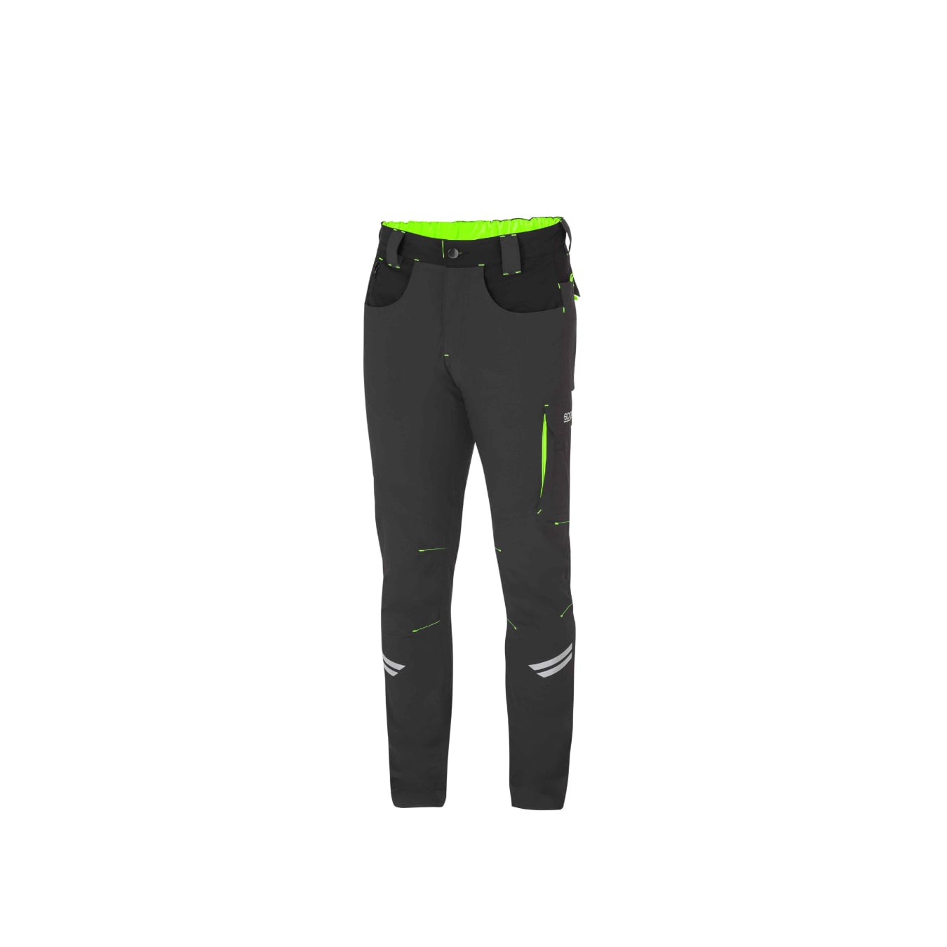 Pantalon Cargo mécanicien Leger TECH SPARCO Gris Vert Fluo
