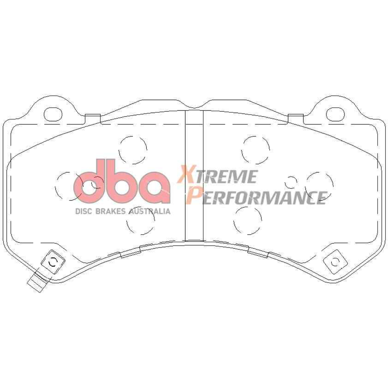 Plaquettes de frein avants homologuées R90 DBA Extreme Performance DB2375XP