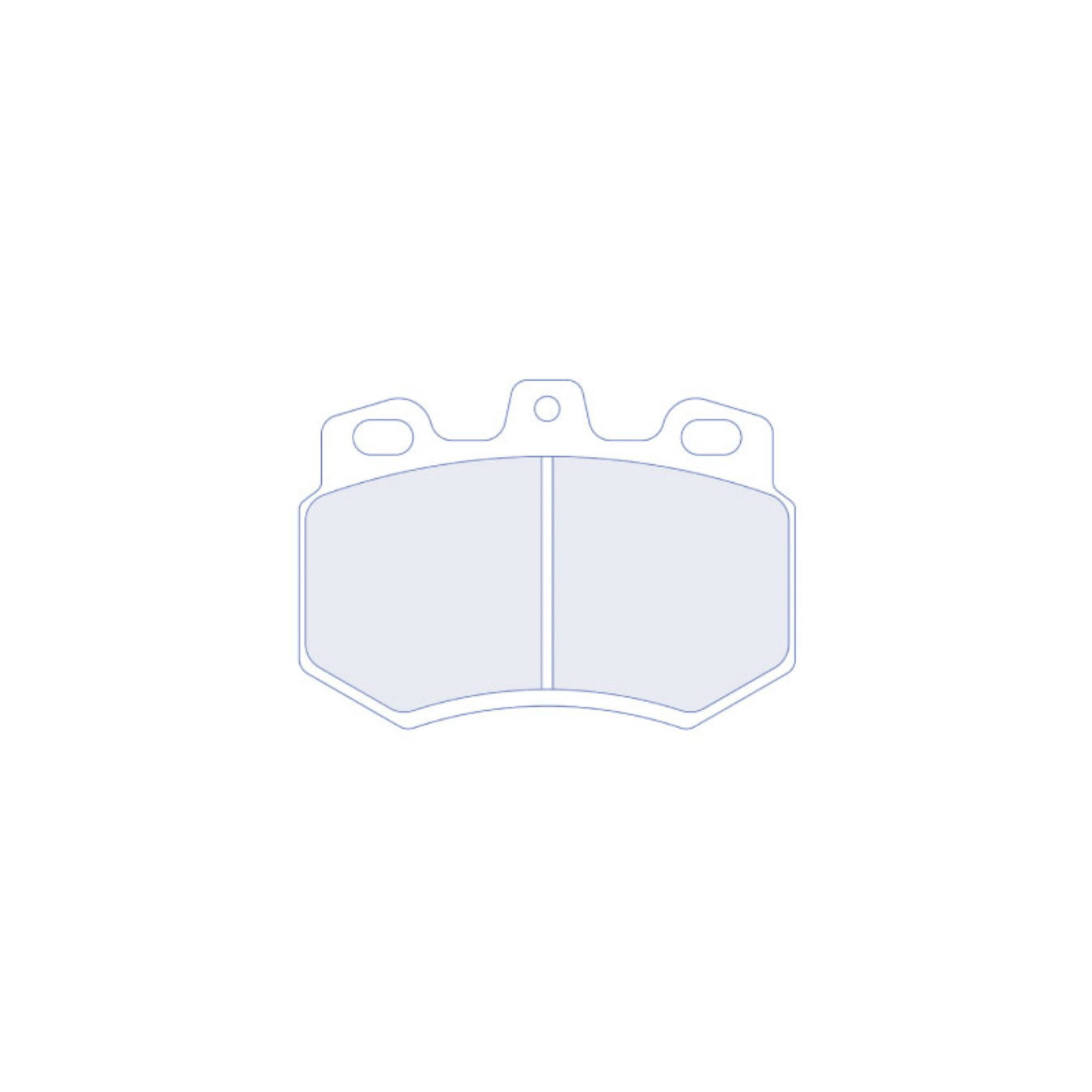 Plaquettes de frein CL Brakes 4024 RC6 89,2 mm x 62,9 mm x 17 mm