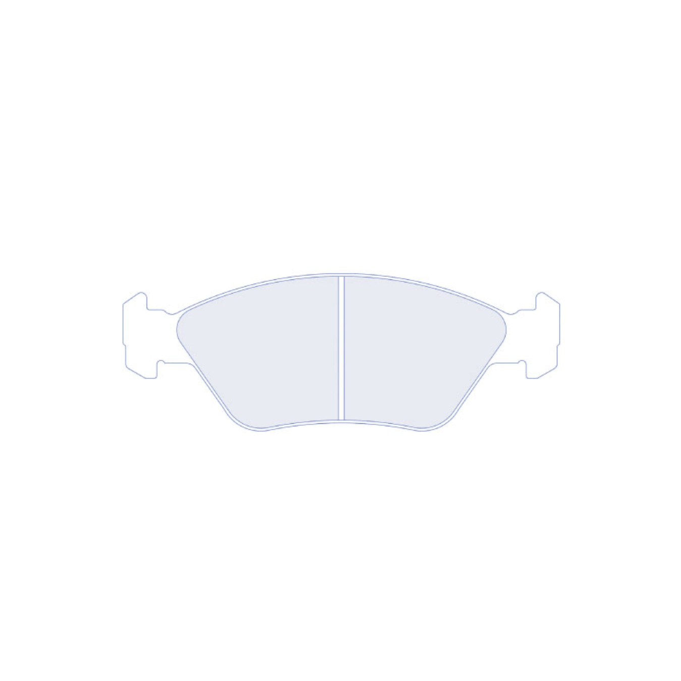 Plaquettes de frein CL Brakes 4025 RC6E 157,3 mm x 56,9 mm x 20 mm
