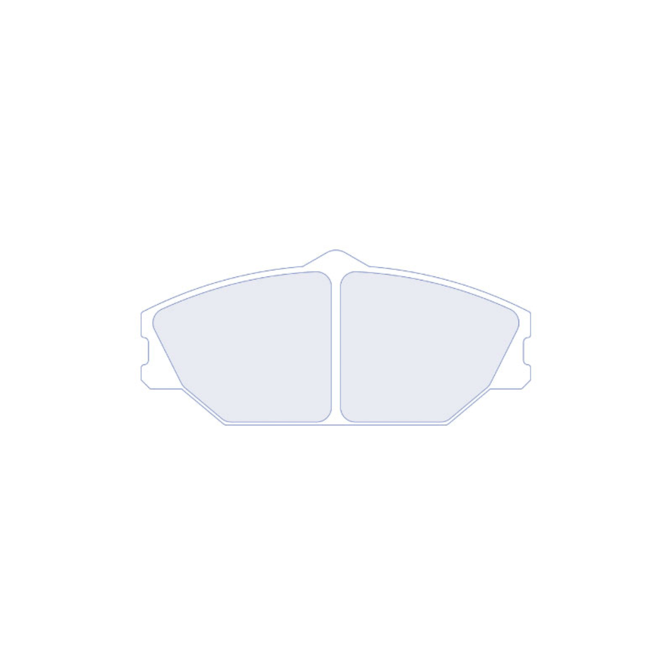 Plaquettes de frein CL Brakes 4026 RC8 128,8 mm x 58 mm x 18 mm