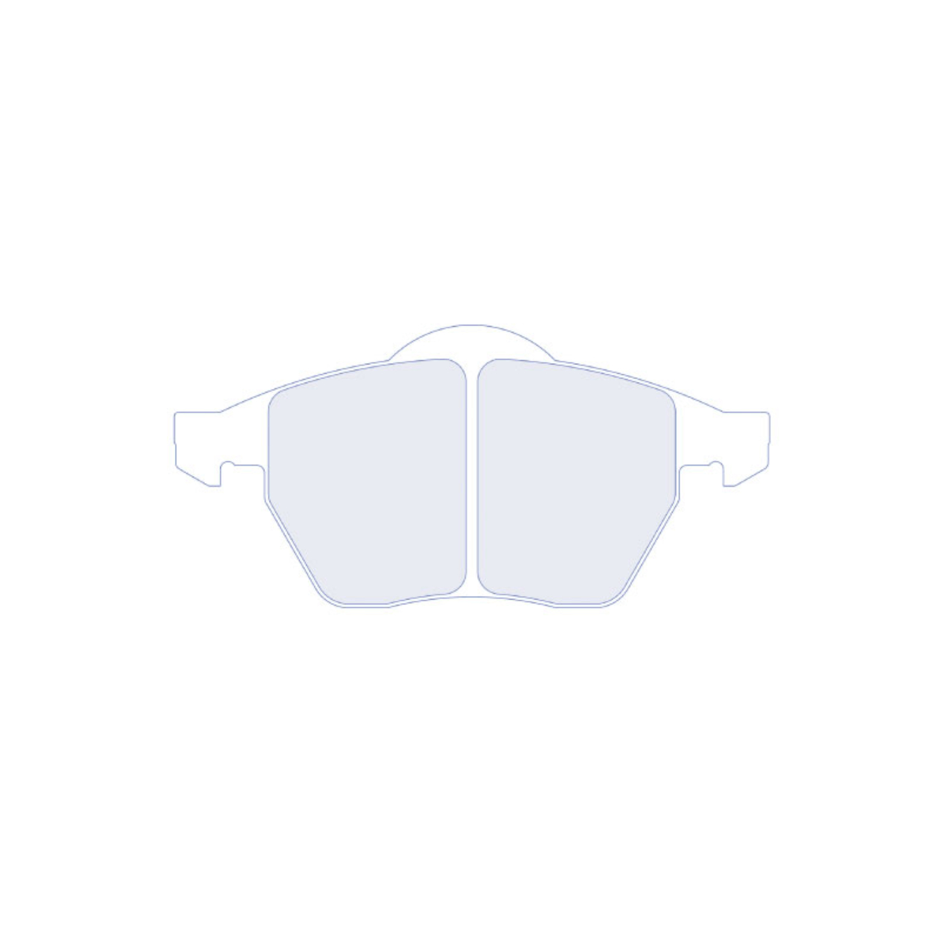 Plaquettes de frein CL Brakes 4031 RC6E 155 mm x 73,8 mm x 19 mm