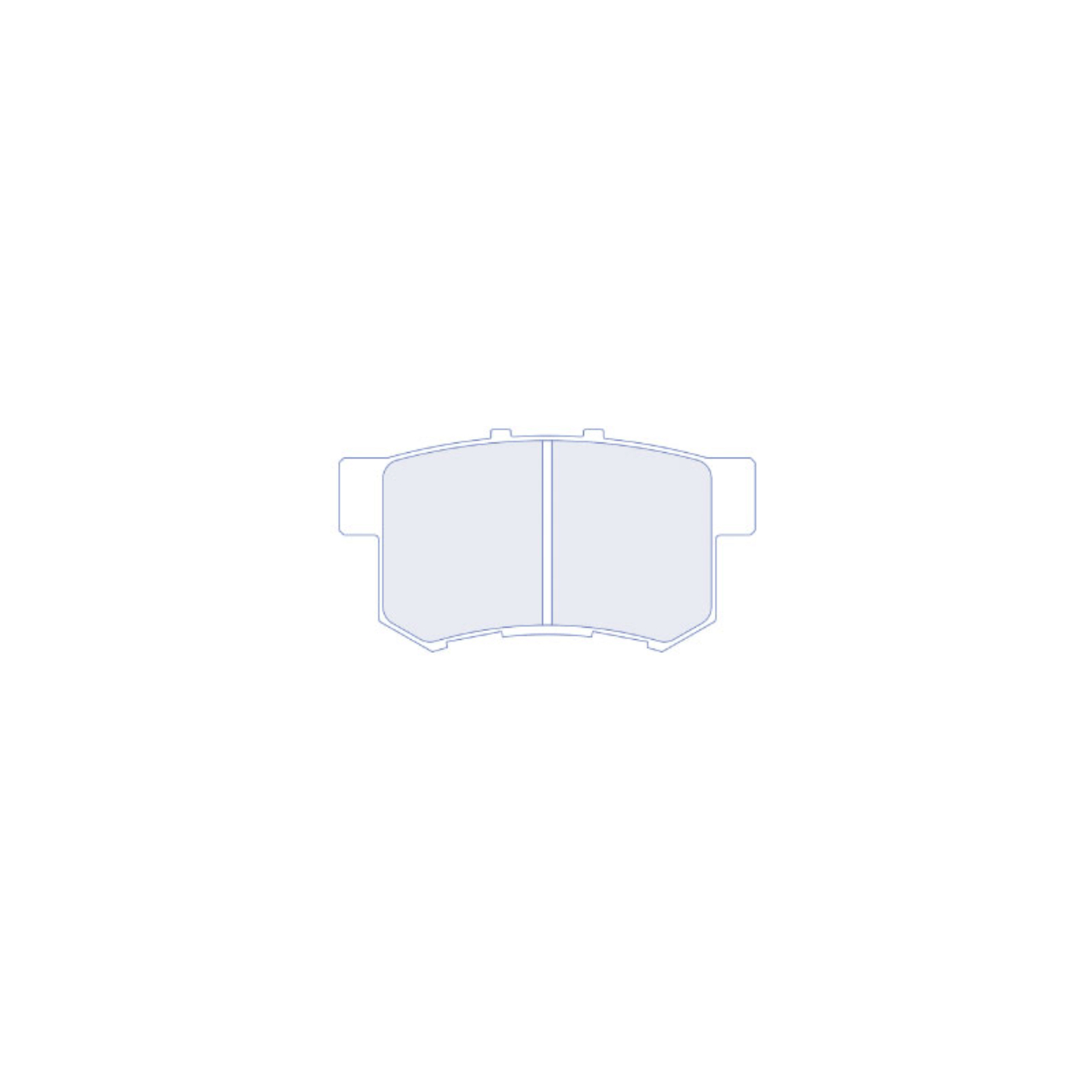 Plaquettes de frein CL Brakes 4045 RC6 88,7 mm x 47,6 mm x 13 mm