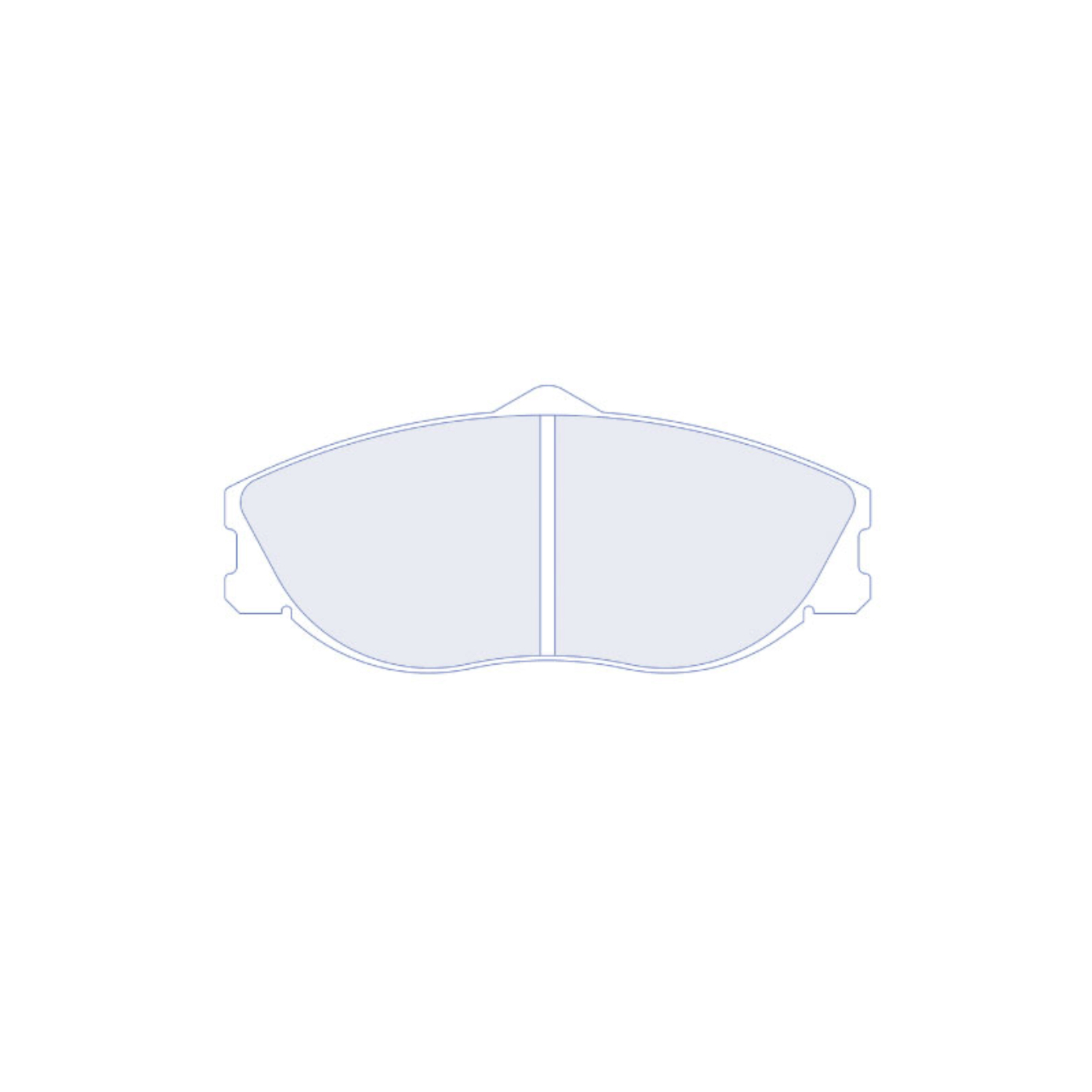 Plaquettes de frein CL Brakes 4058 RC6 128,8 mm x 58 mm x 19 mm