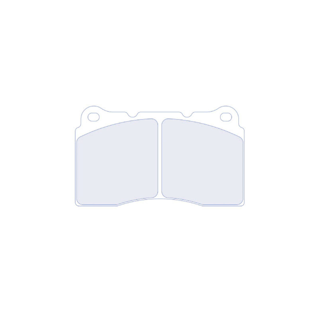 Plaquettes de frein CL Brakes 4066T14 RC6E 130,3 mm x 77 mm x 14 mm