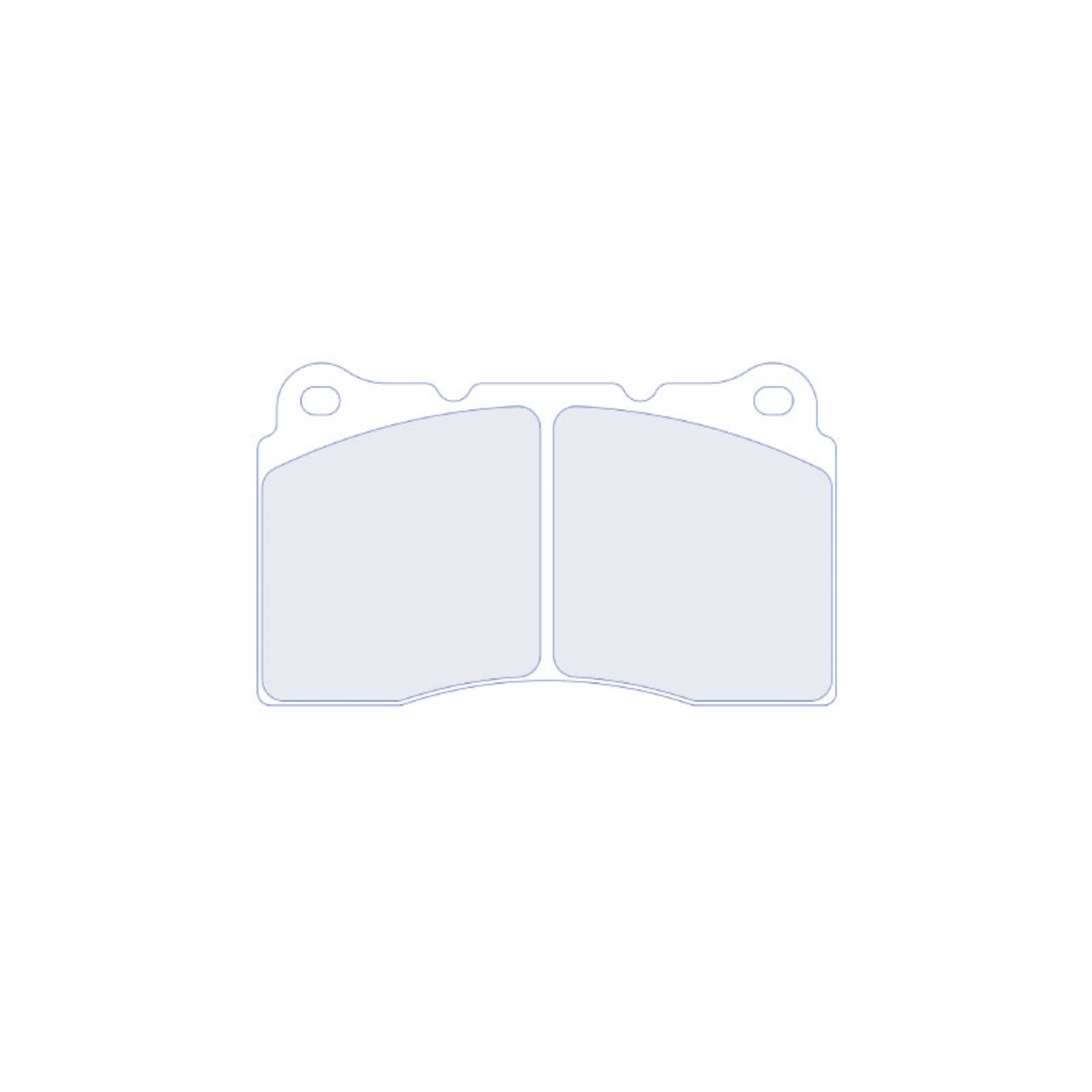 Plaquettes de frein CL Brakes 4066T16 RC8 130,3 mm x 77 mm x 16 mm