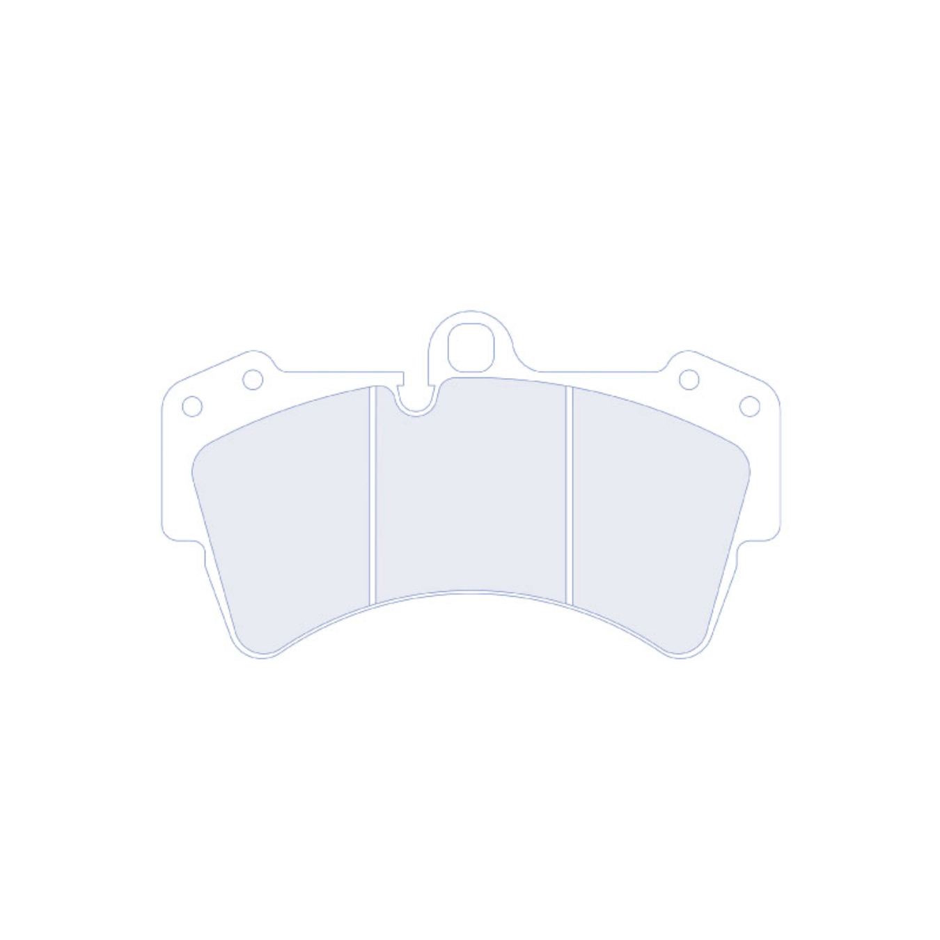 Plaquettes de frein CL Brakes 4081 RC6 188,5 mm x 106,2 mm x 16 mm