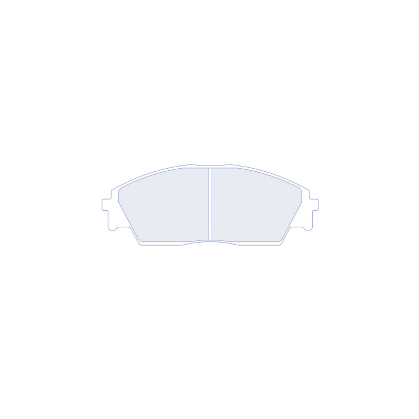 Plaquettes de frein CL Brakes 4083 RC5 130,9 mm x 49,2 mm x 14,5 mm