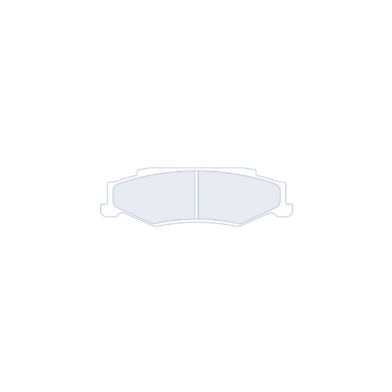 Plaquettes de frein CL Brakes 4091 RC5 121 mm x 37 mm x 16,5 mm