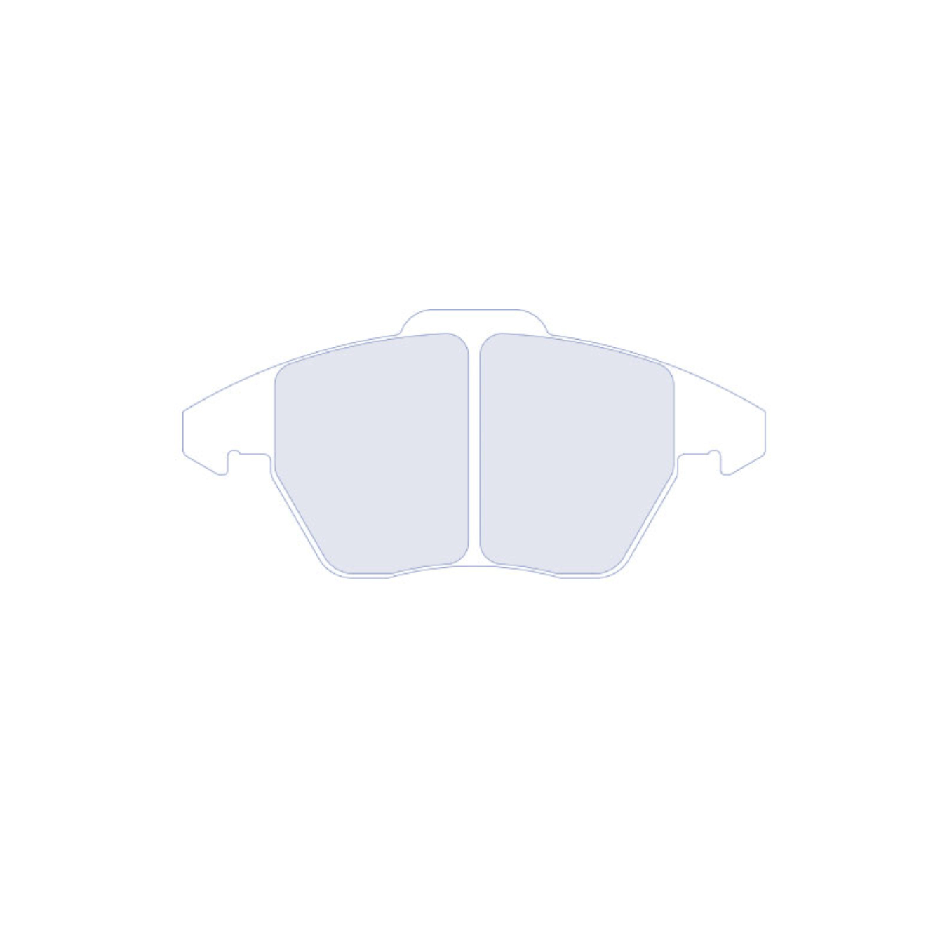 Plaquettes de frein CL Brakes 4122 RC6E 154,8 mm x 71,4 mm x 19,5 mm