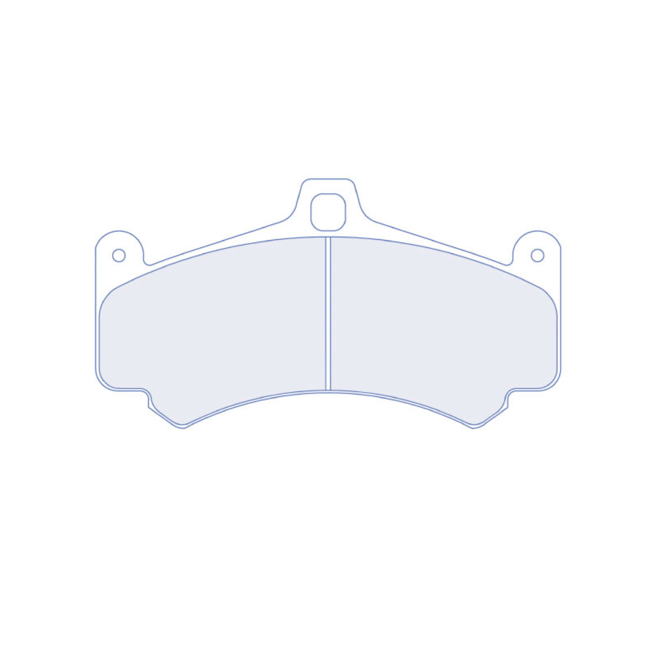 Plaquettes de frein CL Brakes 4126 RC8R 188,9 mm x 101,6 mm x 18 mm