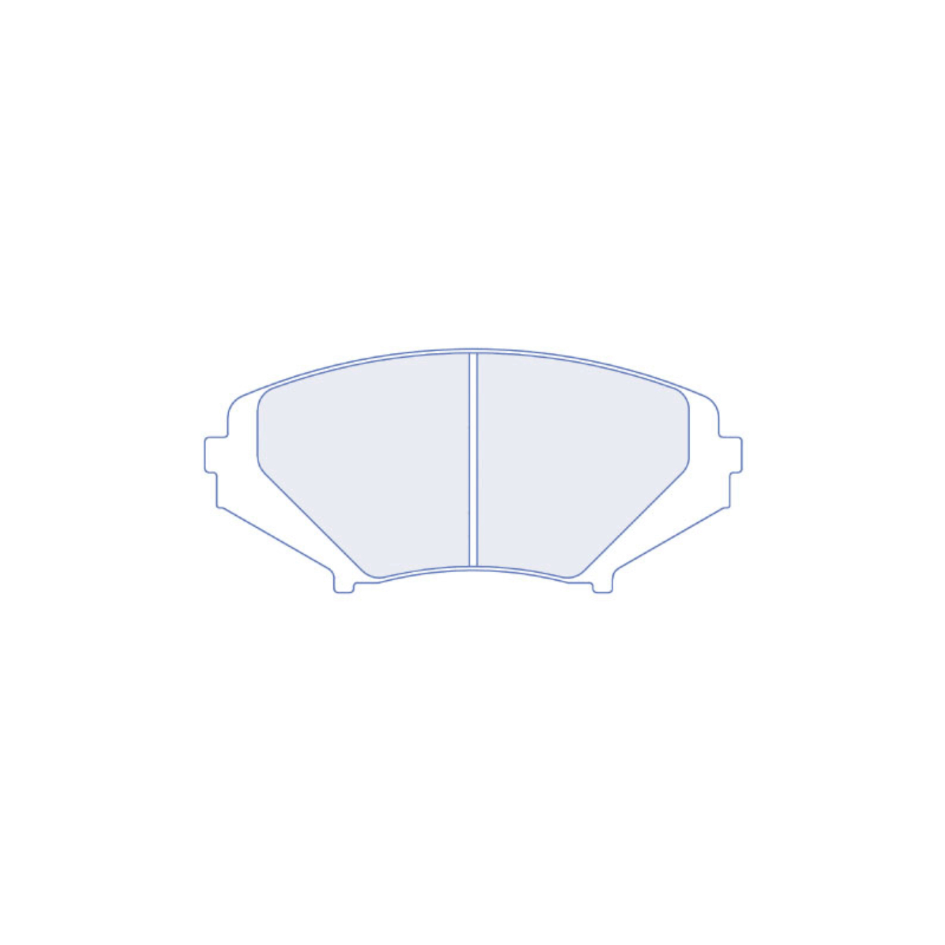 Plaquettes de frein CL Brakes 4128 RC6 136,9 mm x 62,3 mm x 16,5 mm