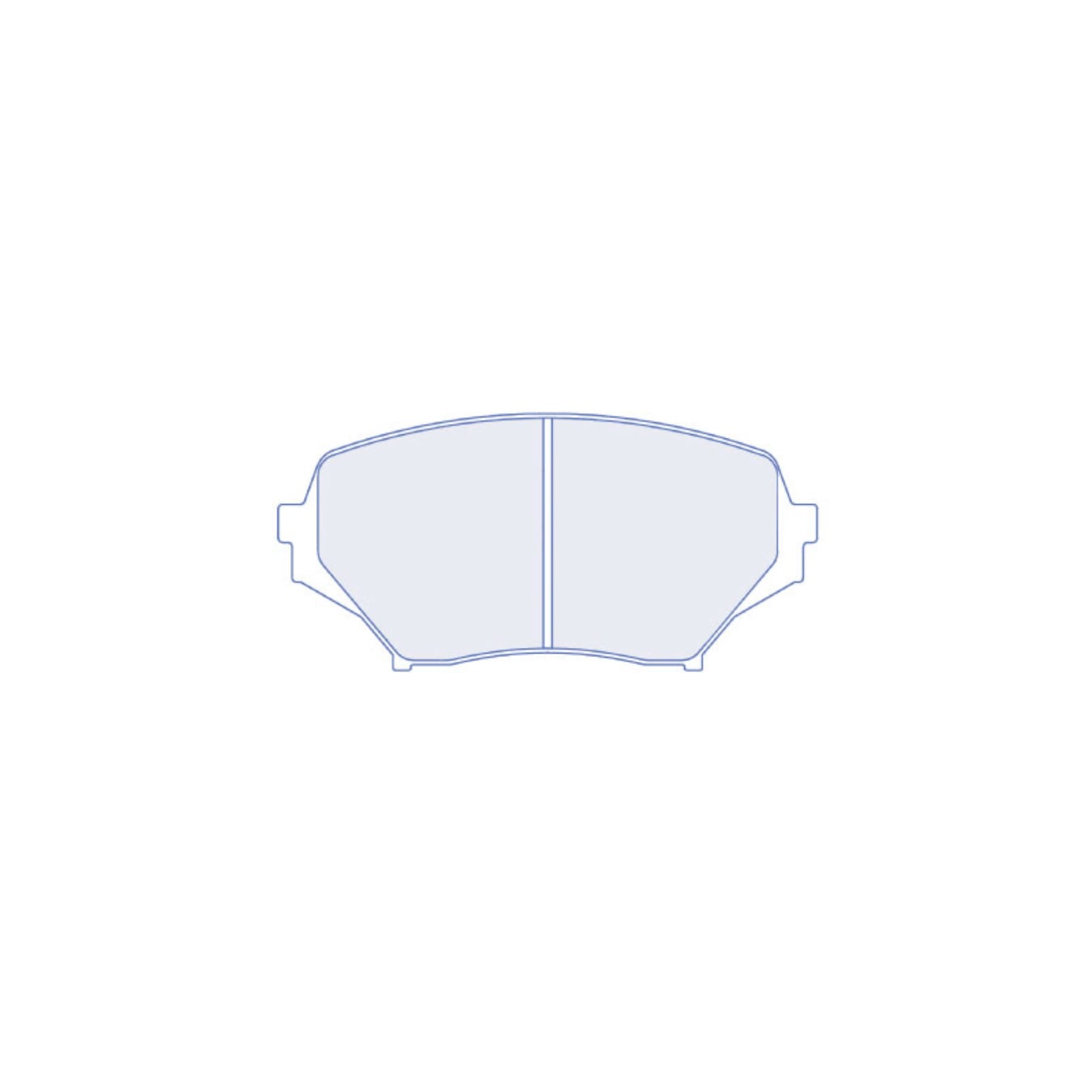 Plaquettes de frein CL Brakes 4133 RC6 122 mm x 58,3 mm x 14,5 mm