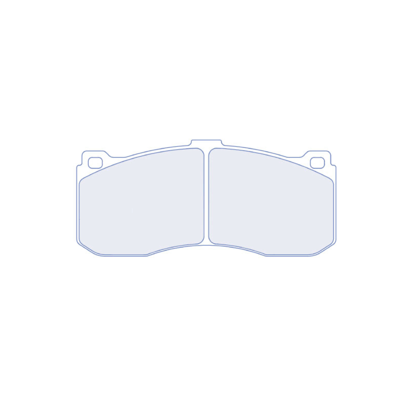 Plaquettes de frein CL Brakes 4156 RC6 163,4 mm x 73,5 mm x 17 mm