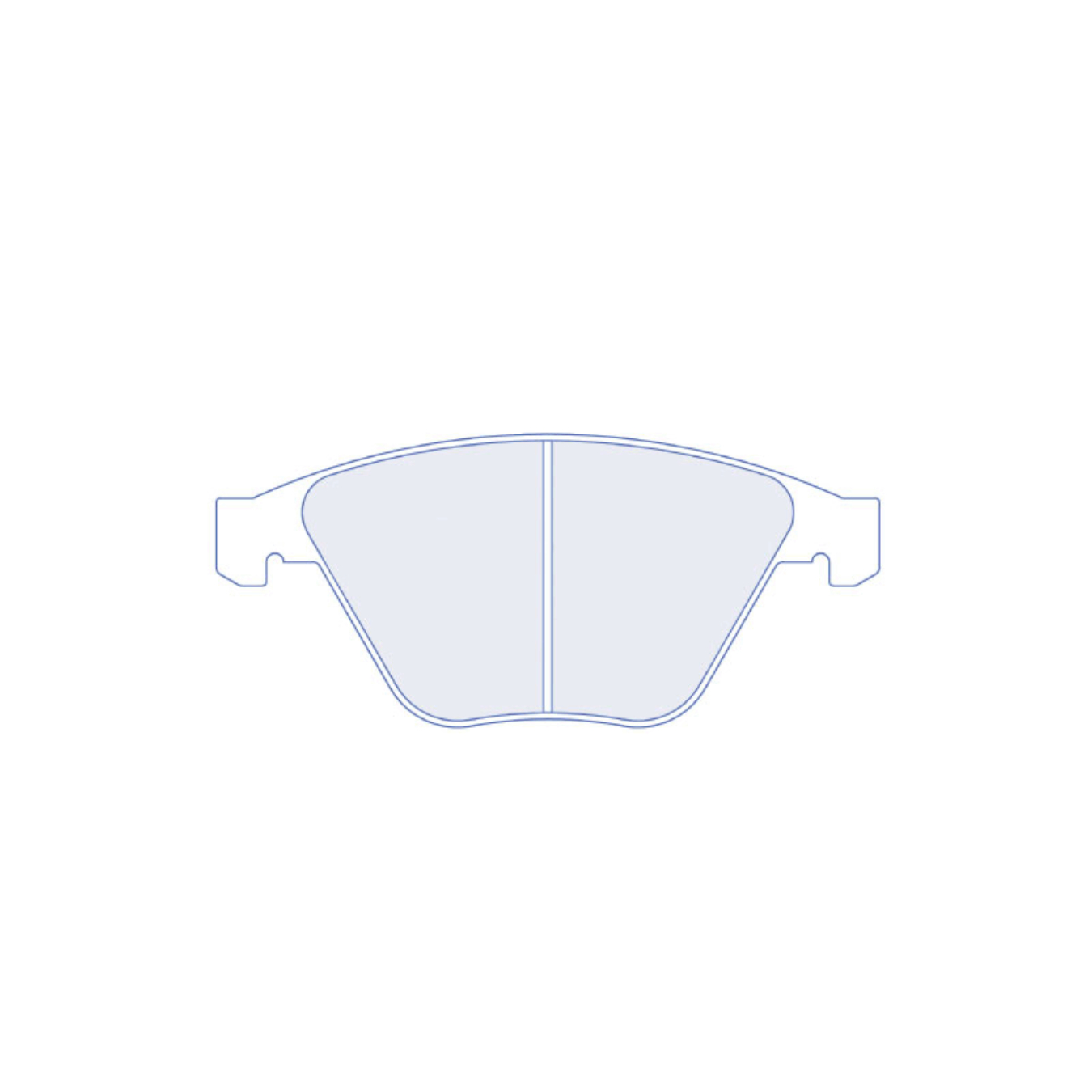 Plaquettes de frein CL Brakes 4160 RC6 154,3 mm x 68,4 mm x 20 mm