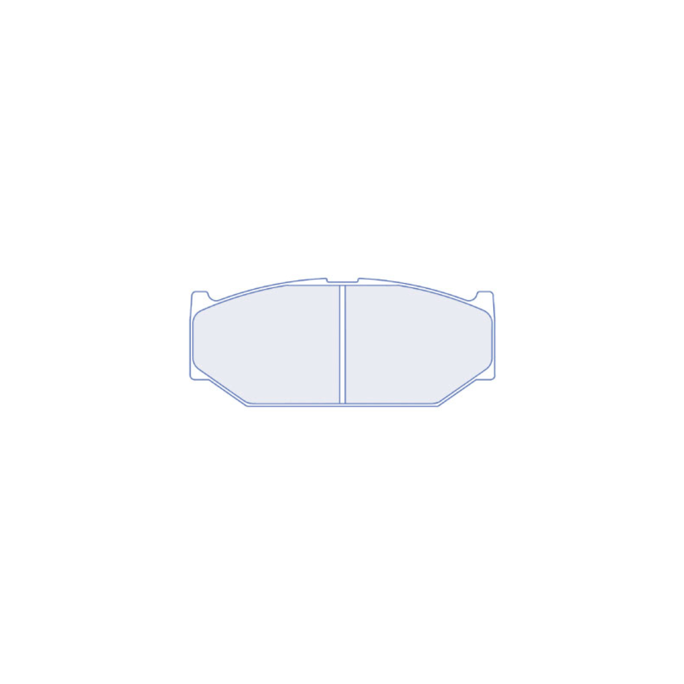 Plaquettes de frein CL Brakes 4163 RC5 108 mm x 45,59 mm x 14 mm