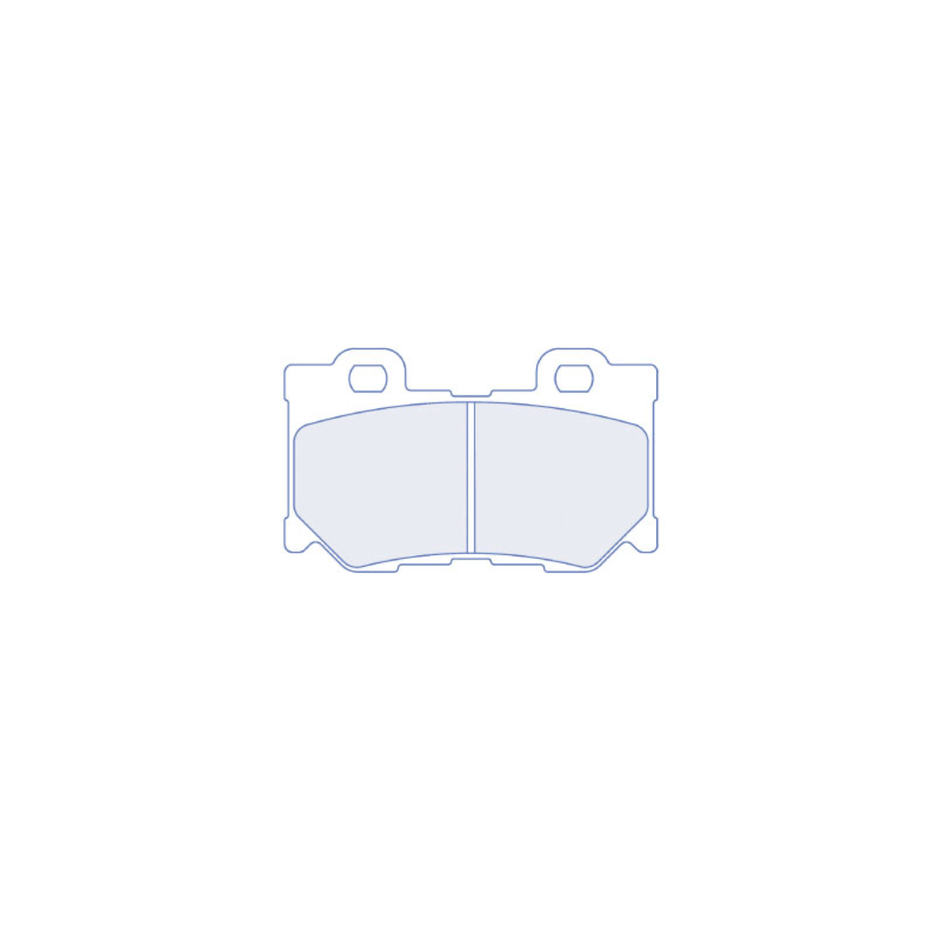 Plaquettes de frein CL Brakes 4171 RC6 99,5 mm x 59,8 mm x 14 mm