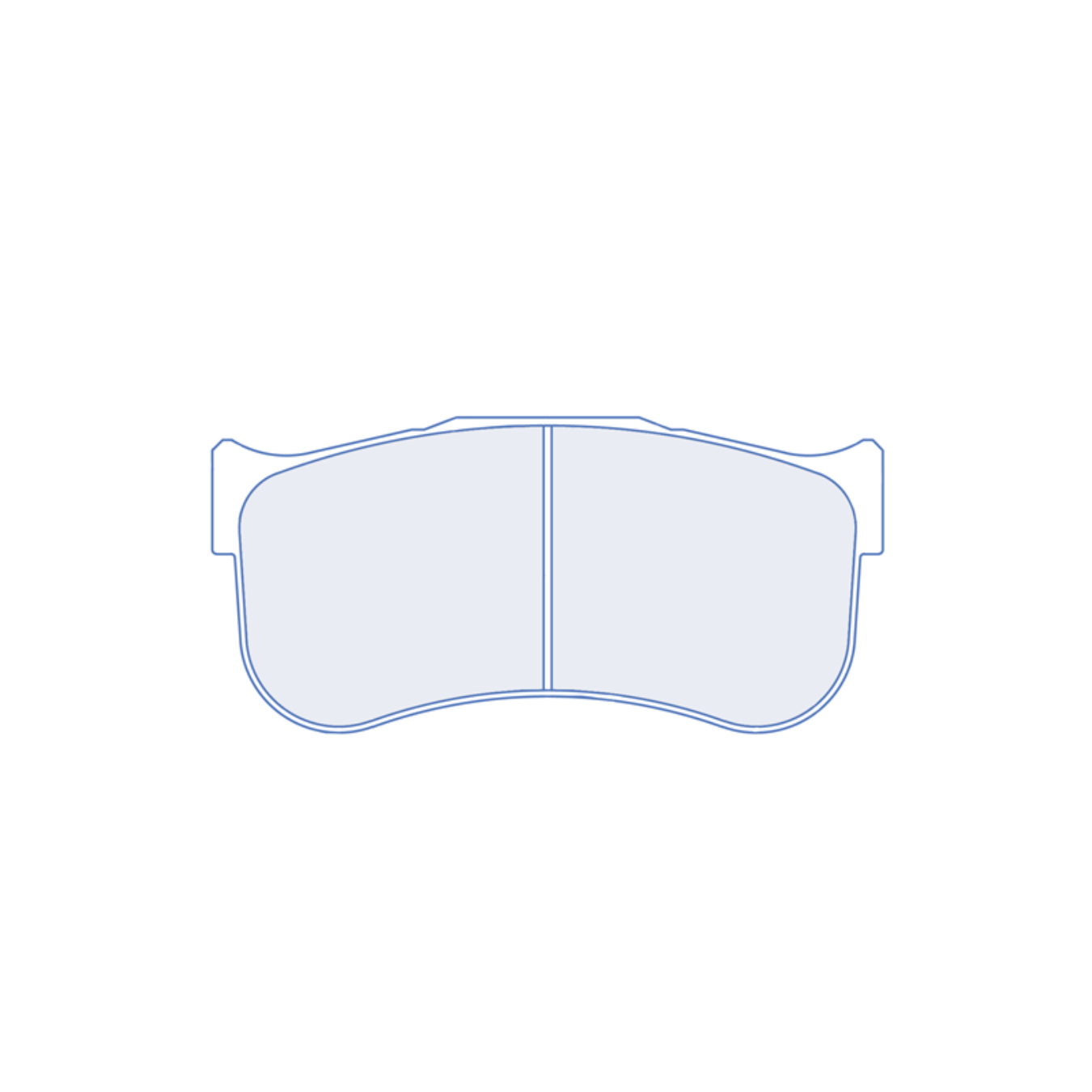 Plaquettes de frein CL Brakes 4194 RC8 163 mm x 76,9 mm x 25 mm