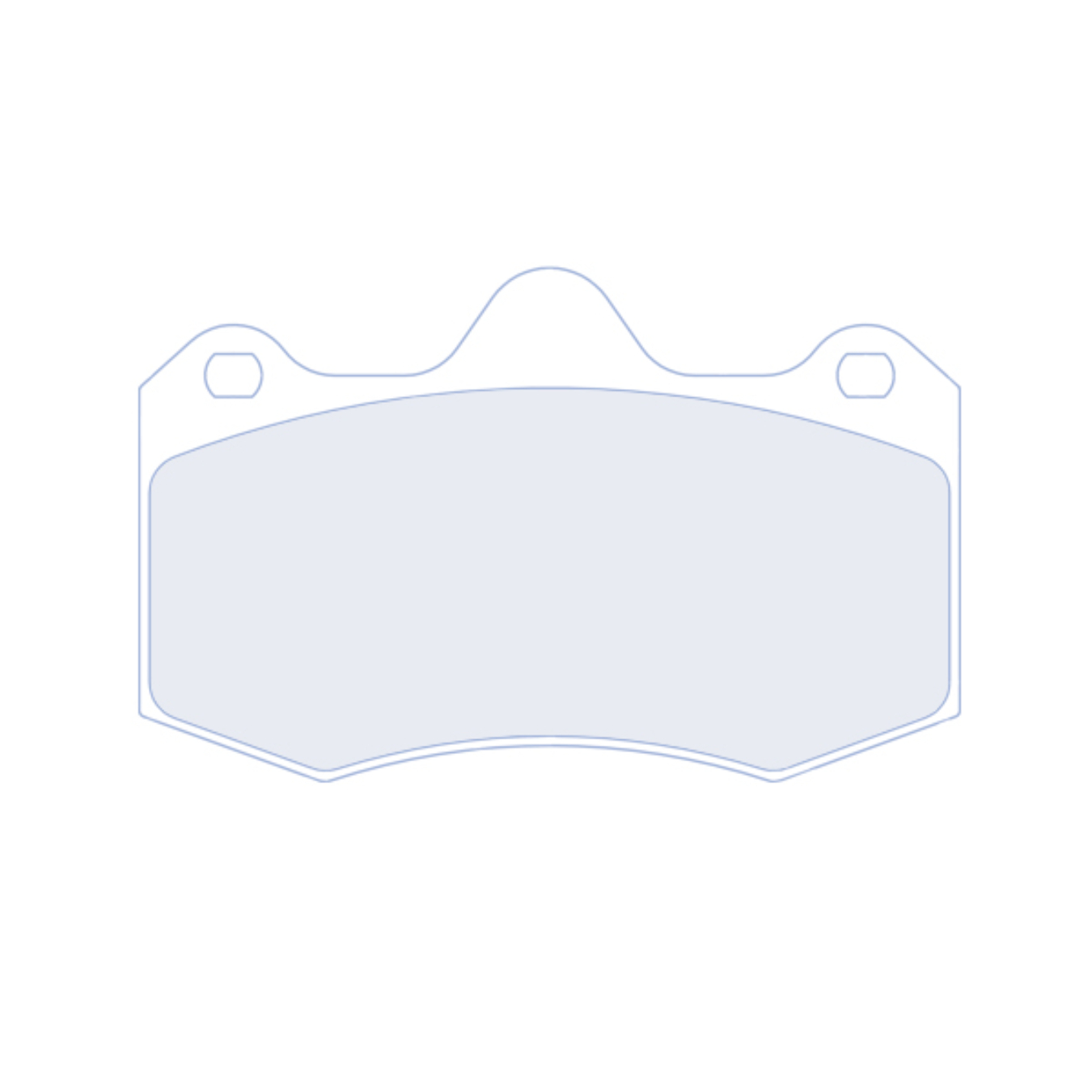 Plaquettes de frein CL Brakes 4199 RC6 129,8 mm x 81,2 mm x 16,9 mm