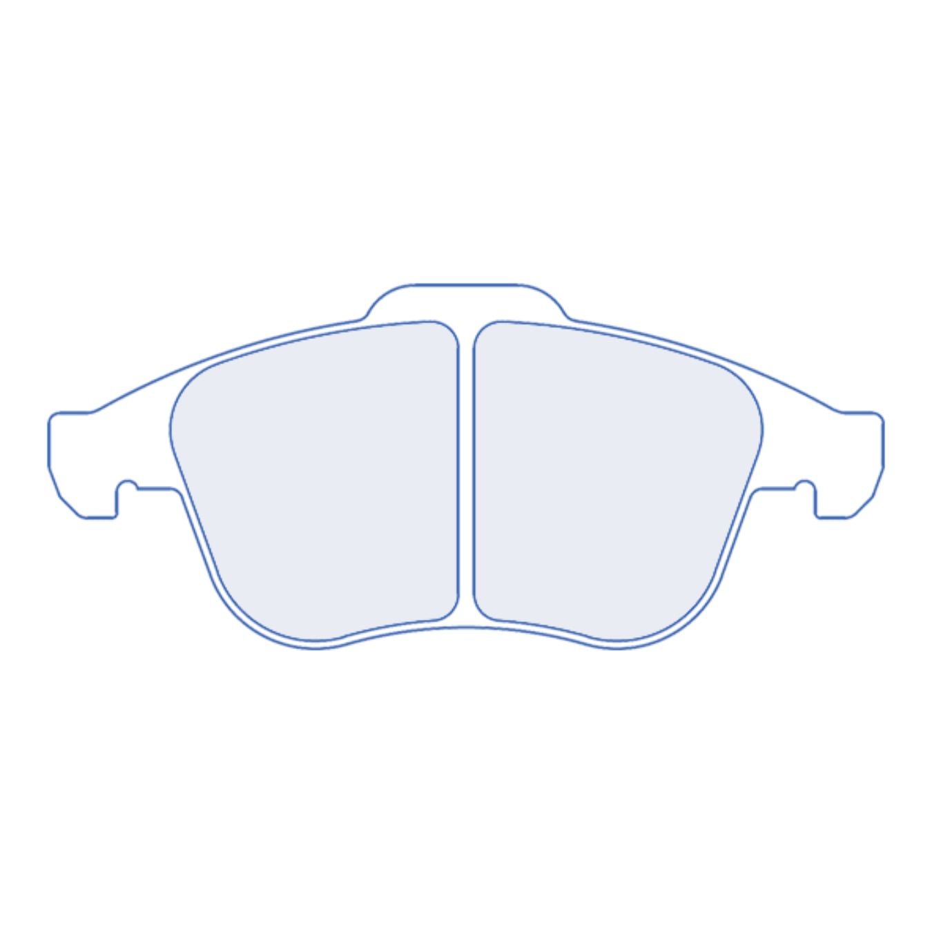 Plaquettes de frein CL Brakes 4208 RC6 156,5 mm x 68,2 mm x 18 mm