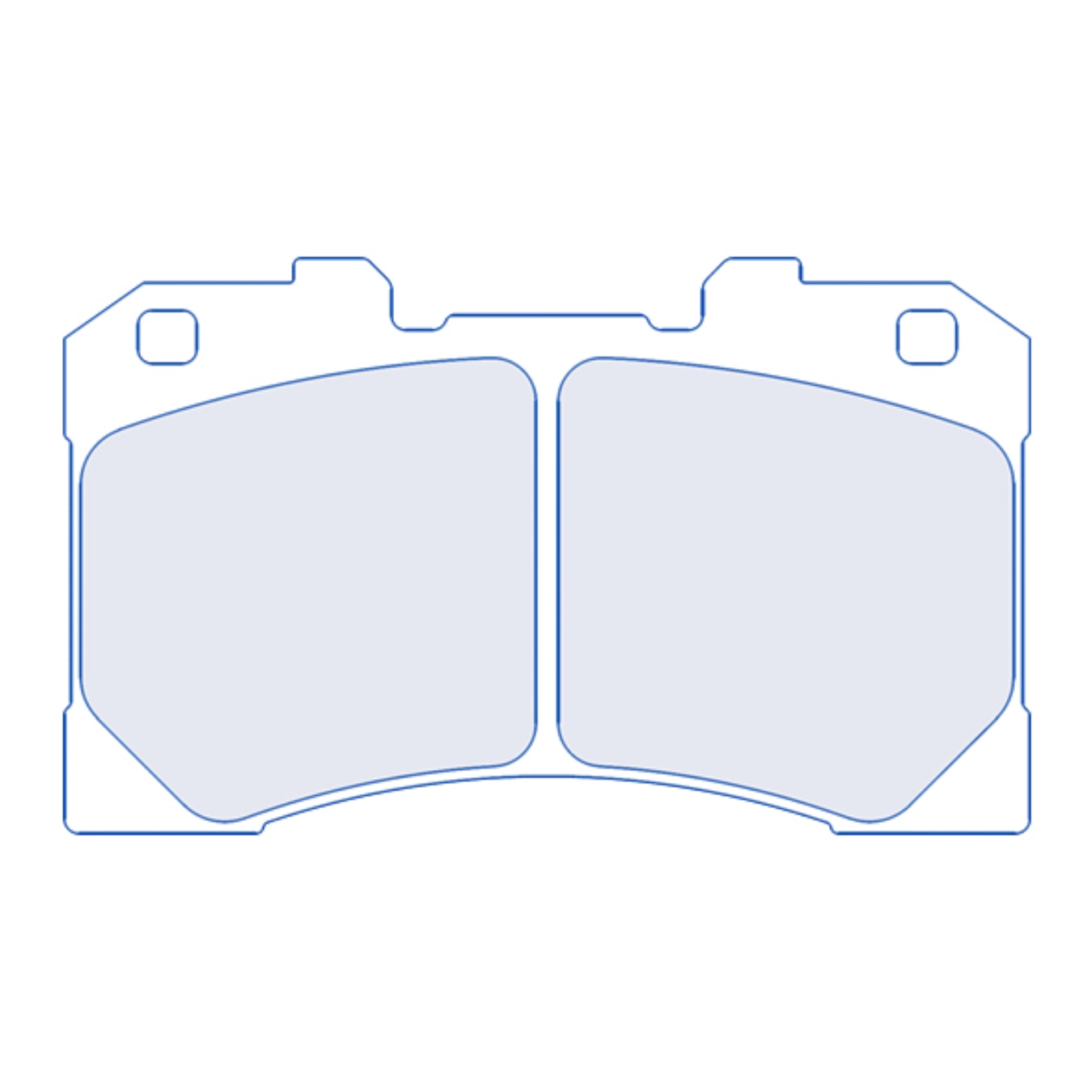 Plaquettes de frein CL Brakes 4216 RC5 133,4 mm x 79,6 mm x 15 mm