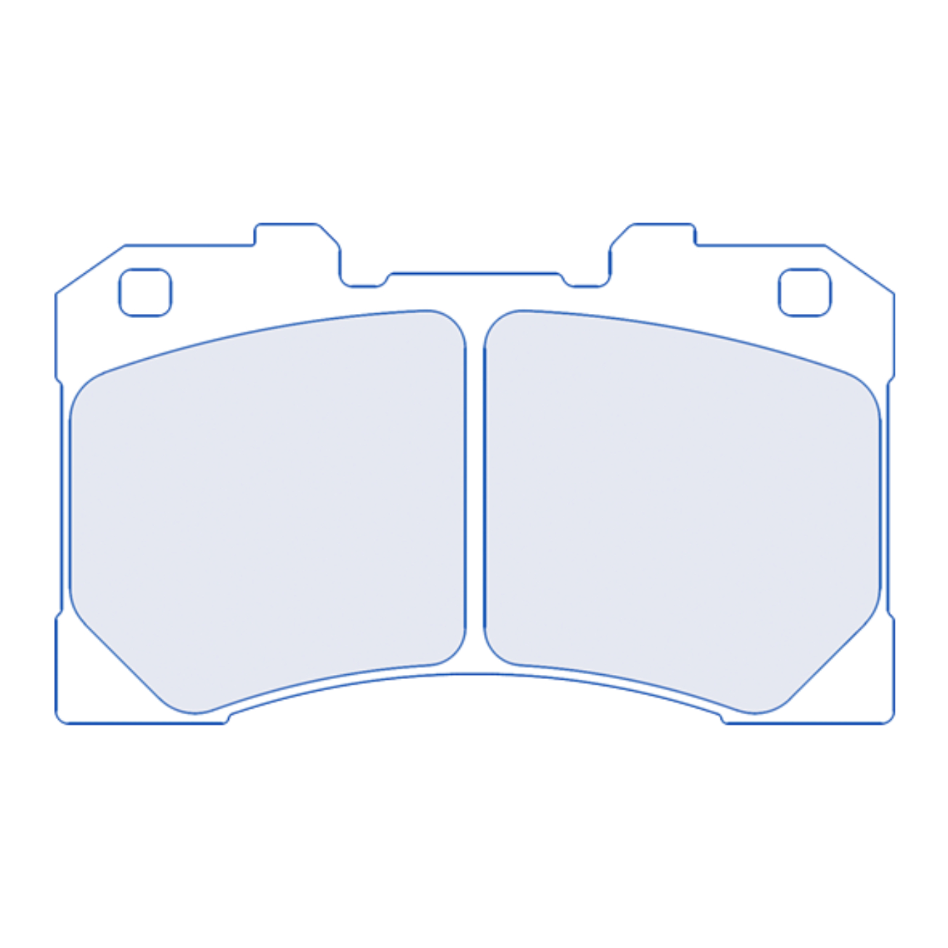 Plaquettes de frein CL Brakes 4216 RC6 133,4 mm x 79,6 mm x 15 mm