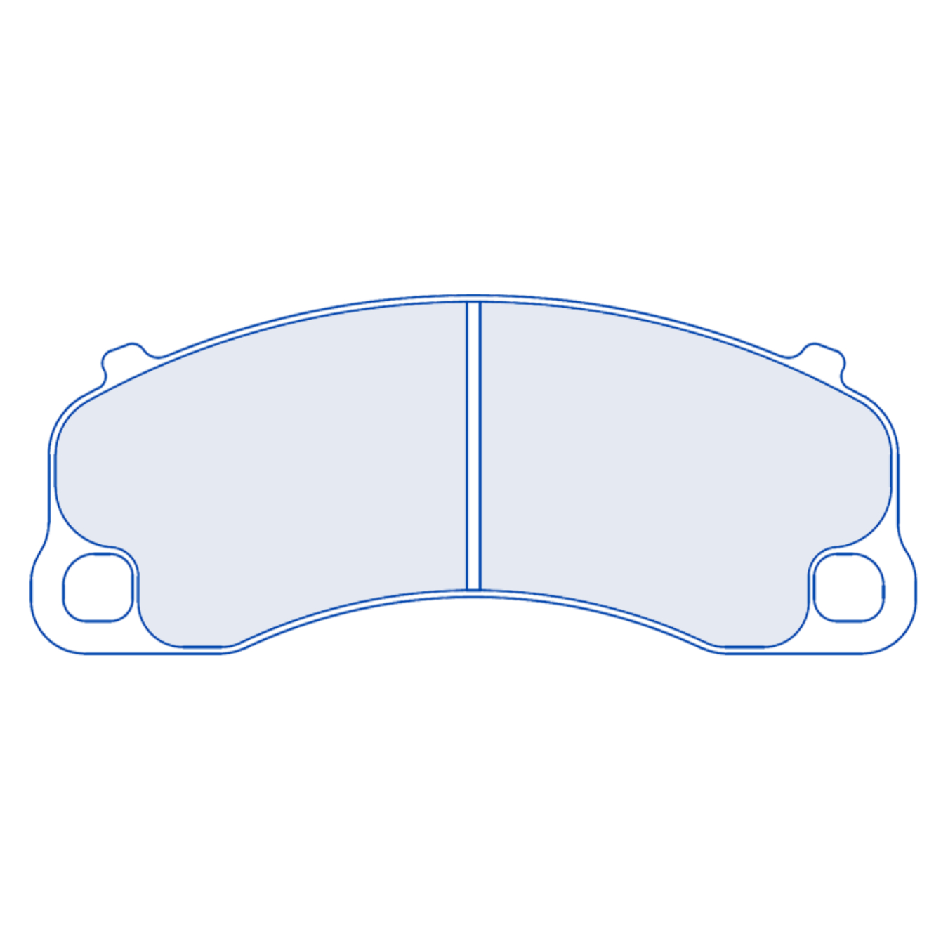 Plaquettes de frein CL Brakes 4219 RC8 198 mm x 80,2 mm x 16 mm